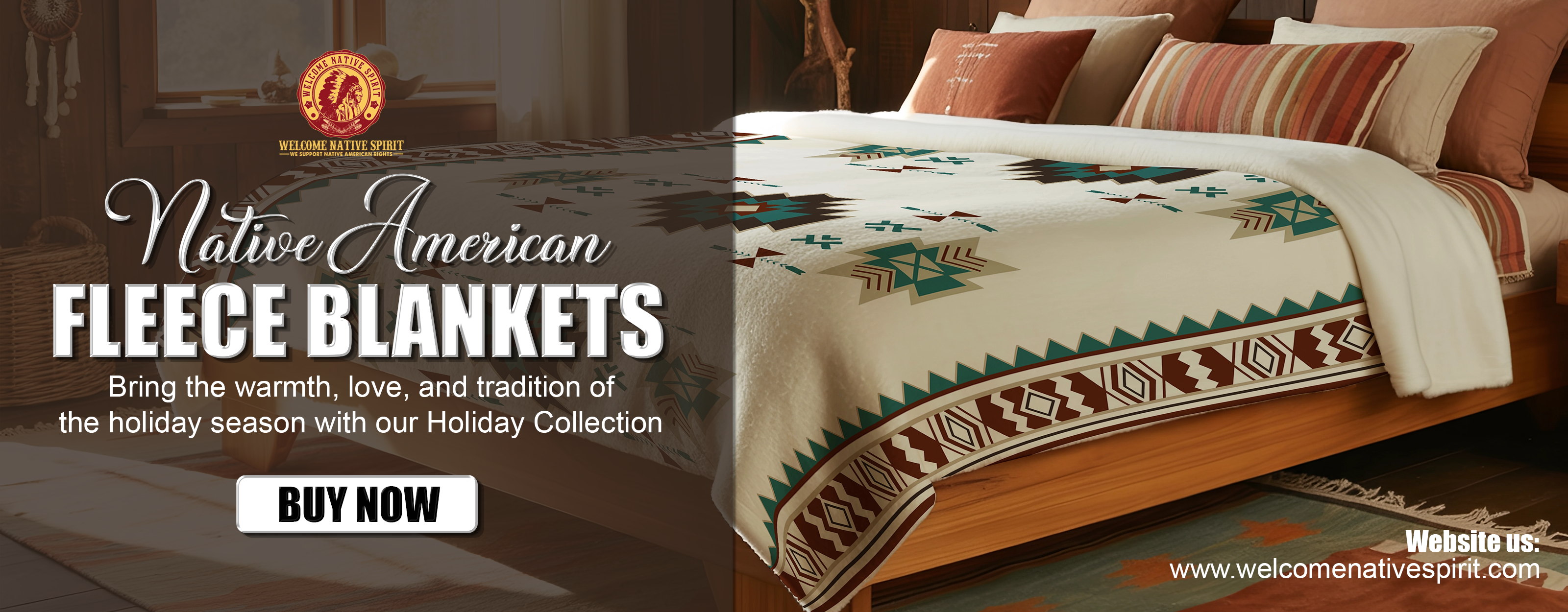 Native American Fleece Blankets