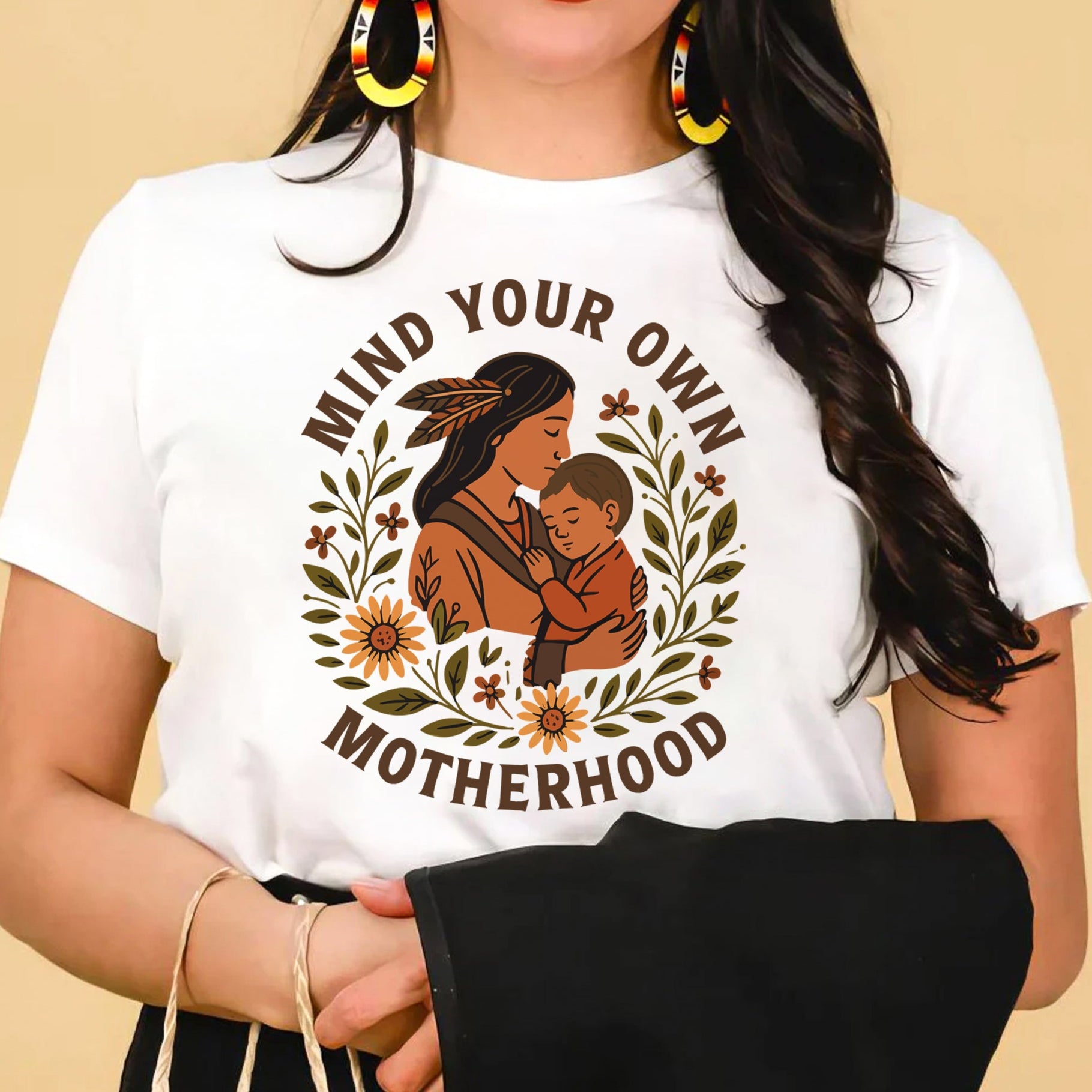 Mind Your Own Motherhood - One Side Unisex Style 6 T-Shirt/T-Shirt V-Neck/Hoodie/Sweatshirt