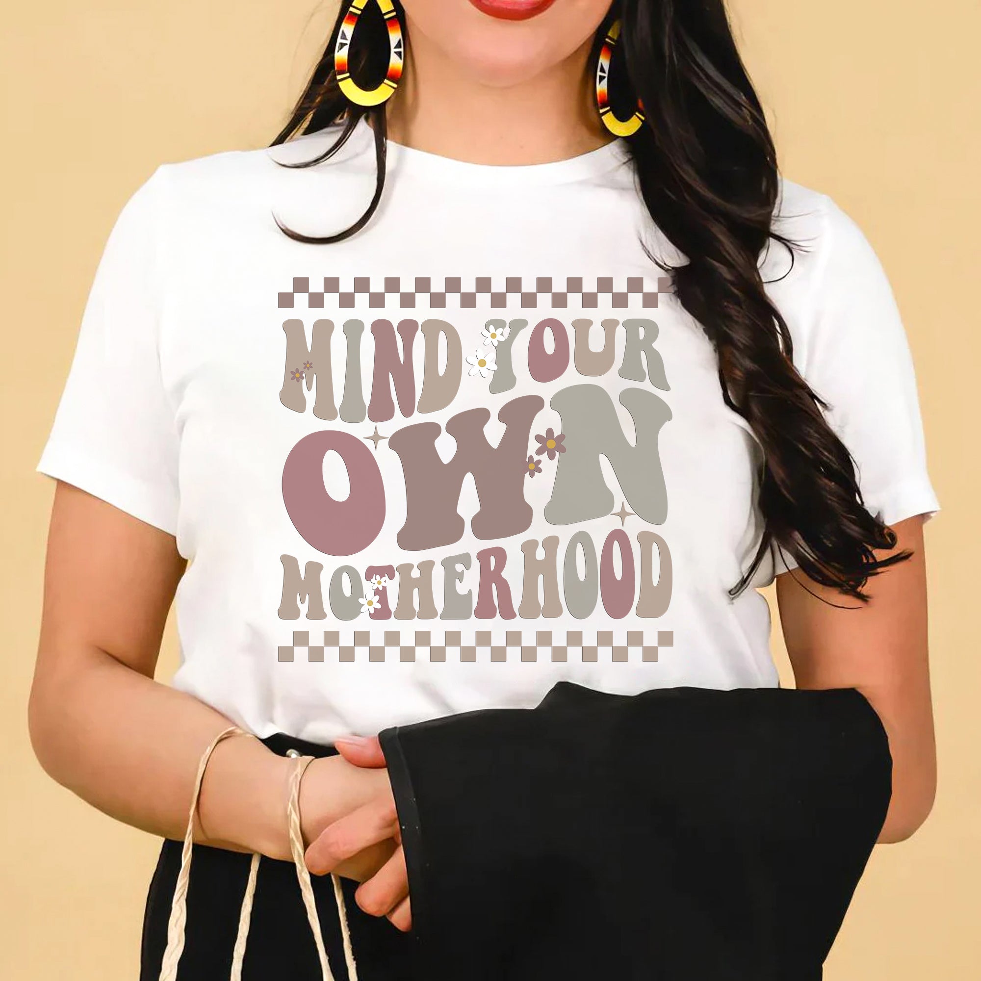 Mind Your Own Motherhood - One Side Unisex T-Shirt/T-Shirt V-Neck/Hoodie/Sweatshirt