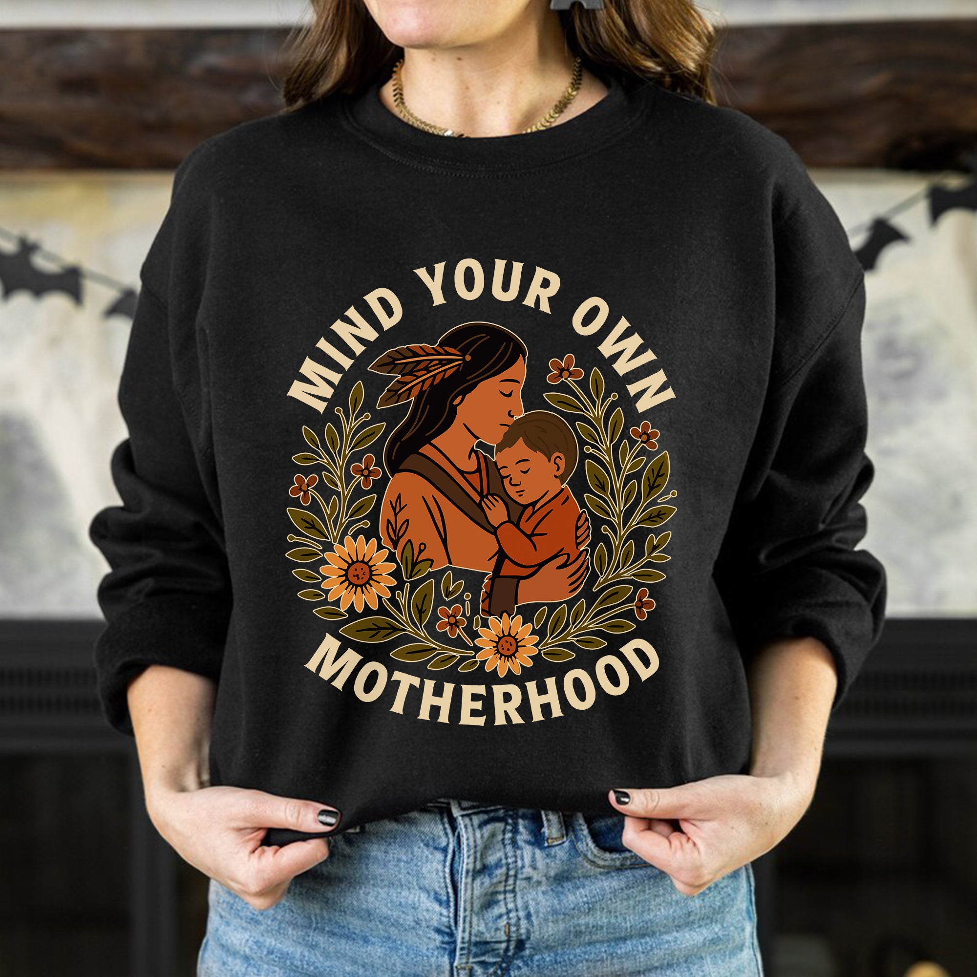 Mind Your Own Motherhood - One Side Unisex Style 6 T-Shirt/T-Shirt V-Neck/Hoodie/Sweatshirt