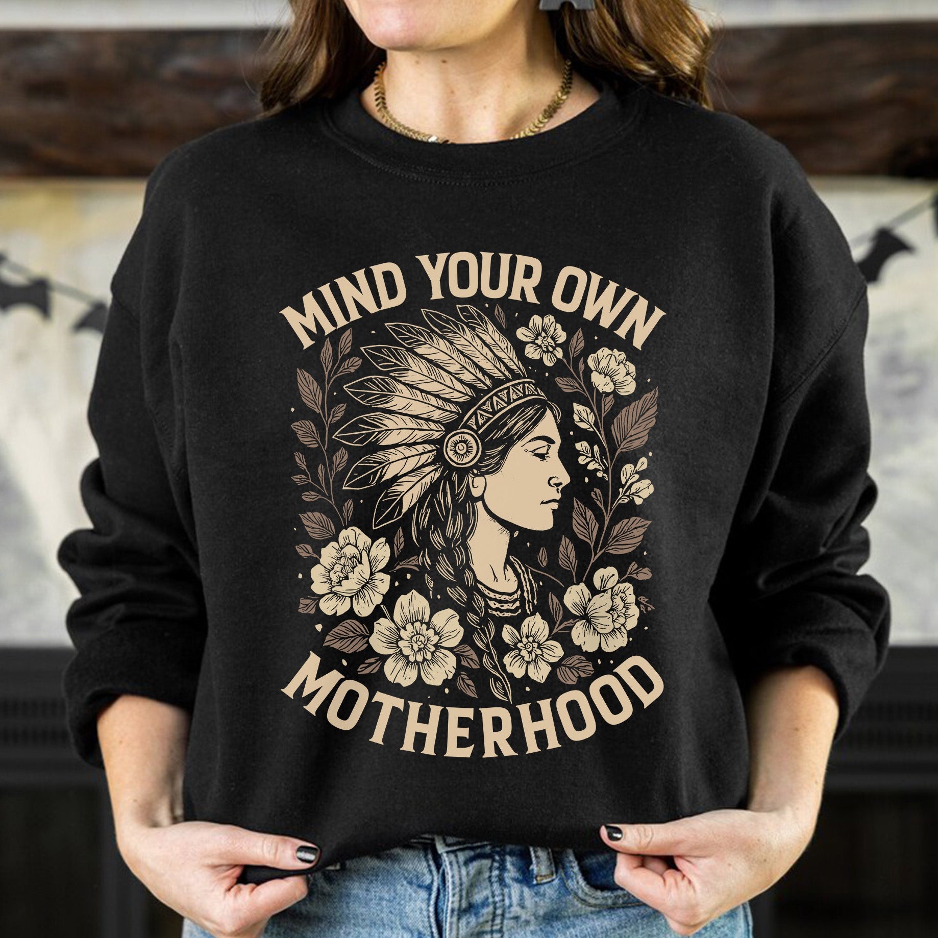Mind Your Own Motherhood - One Side Unisex Style 4 T-Shirt/T-Shirt V-Neck/Hoodie/Sweatshirt