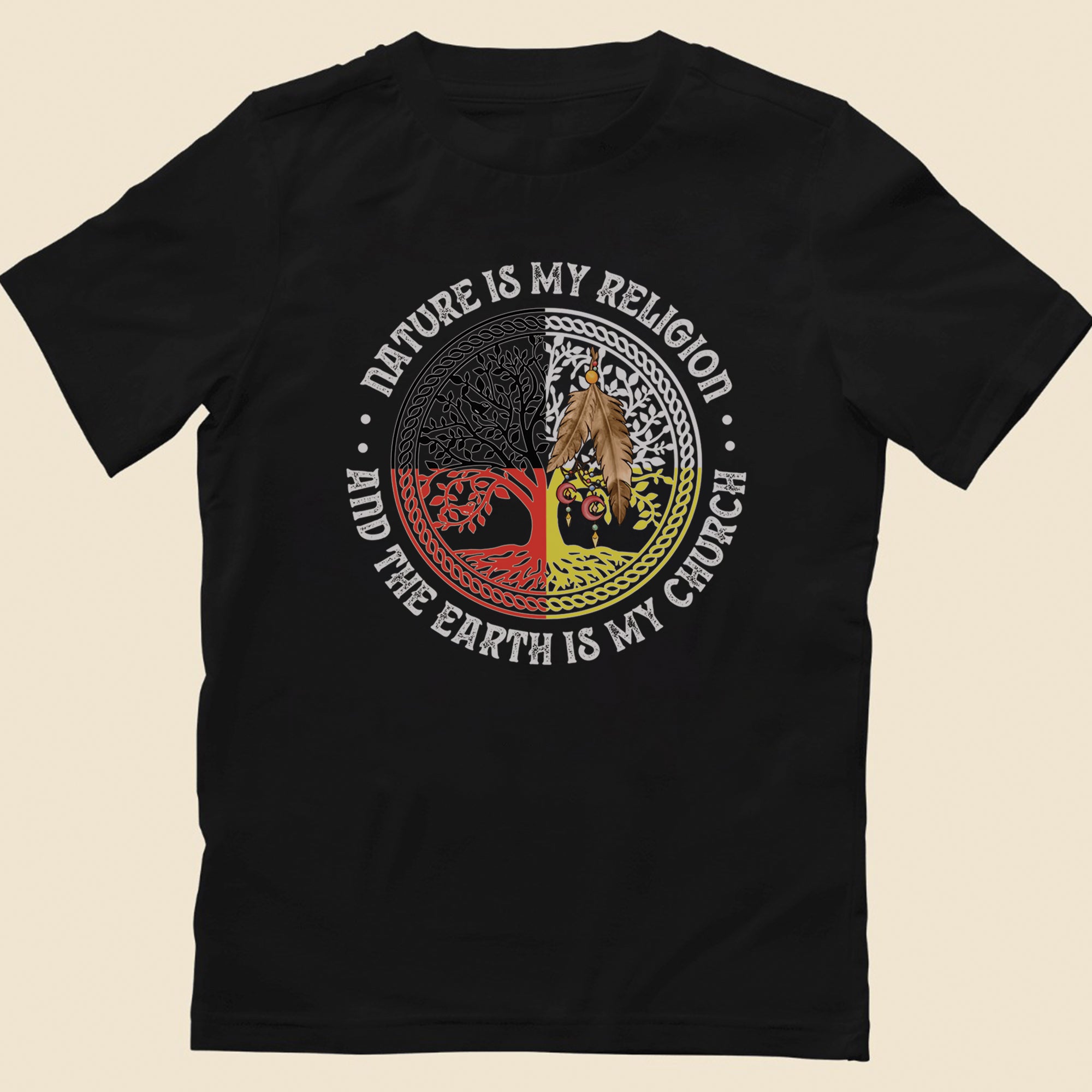 Nature Is My Religion And The Earth Is My Church Unisex T-Shirt/T-Shirt V-Neck/Hoodie/Sweatshirt - N32