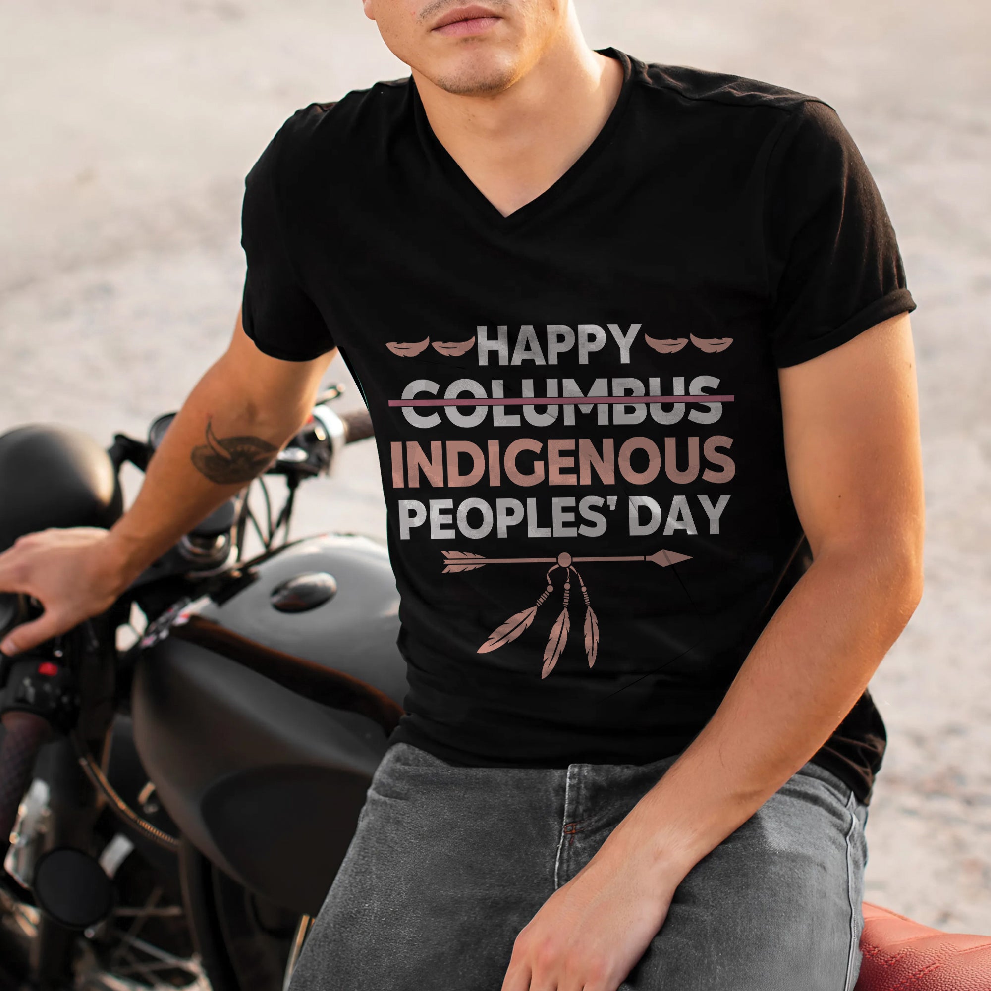 Happy Indigenous People's Day Unisex T-Shirt/T-Shirt V-Neck/Hoodie/Sweatshirt