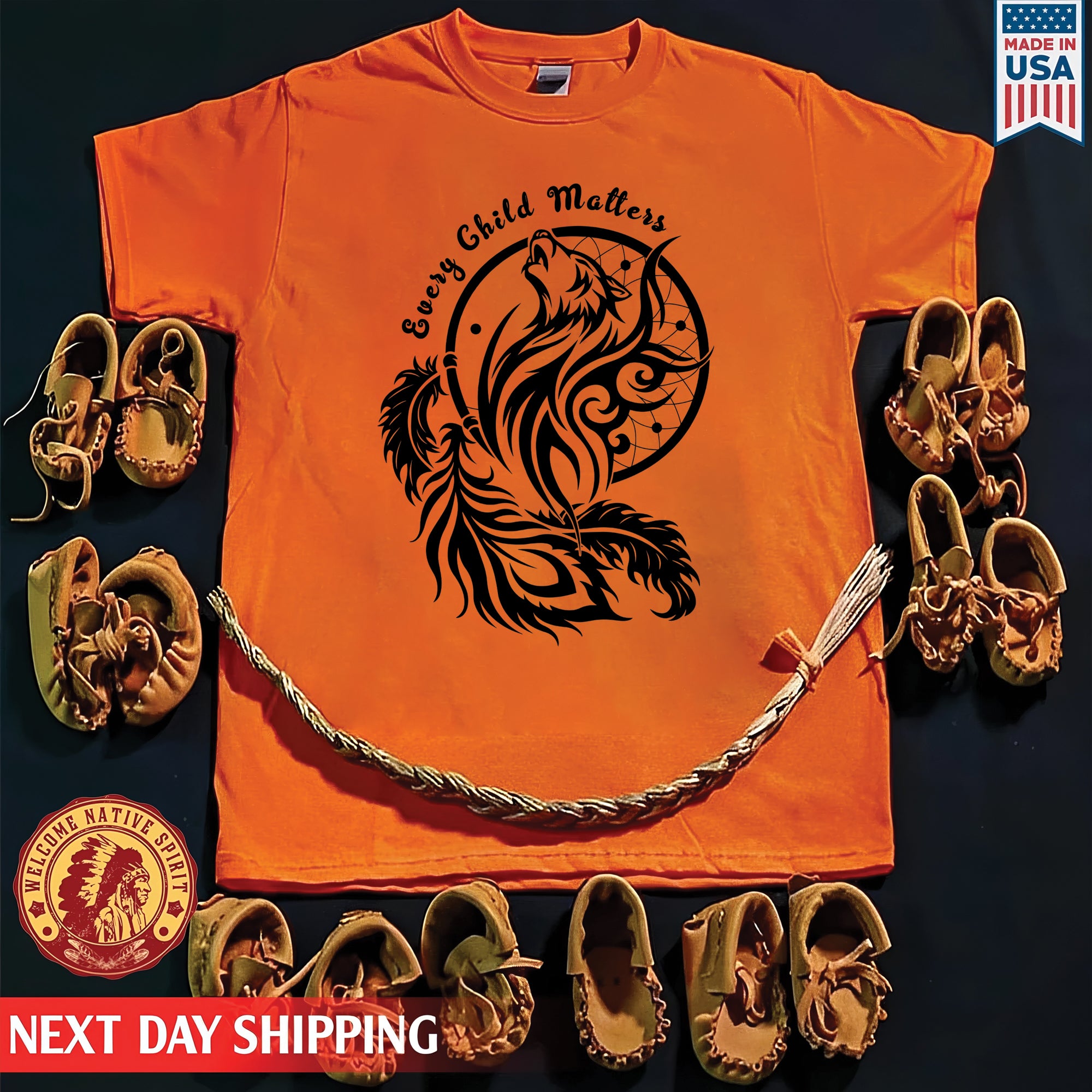 Every Child Matters Wolf Dreamcatcher Unisex T-shirt/Hoodie/Sweatshirt