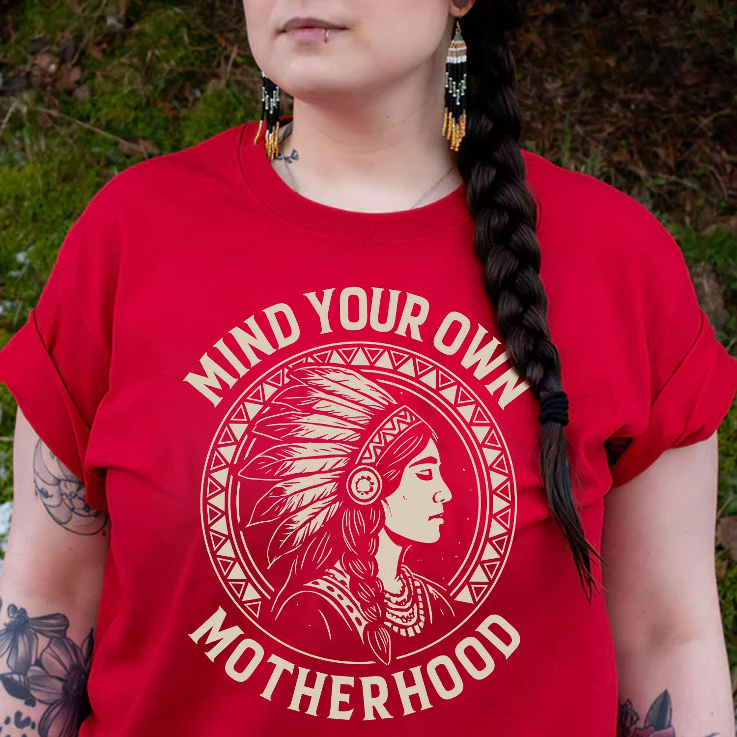 Mind Your Own Motherhood - One Side Unisex Style 5 T-Shirt/T-Shirt V-Neck/Hoodie/Sweatshirt