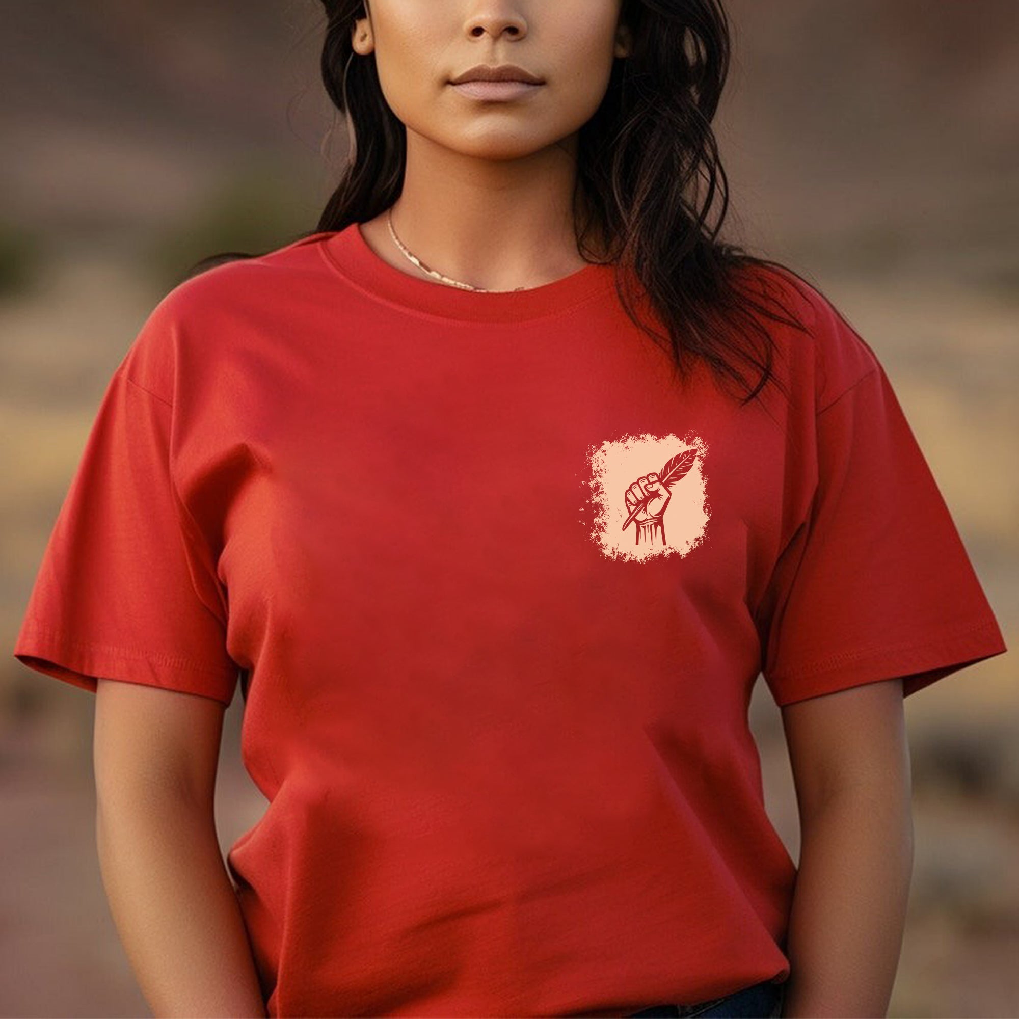 No One Is Illegal On Stolen Land - Unisex T-Shirt/T-Shirt V-Neck/Hoodie/Sweatshirt N100