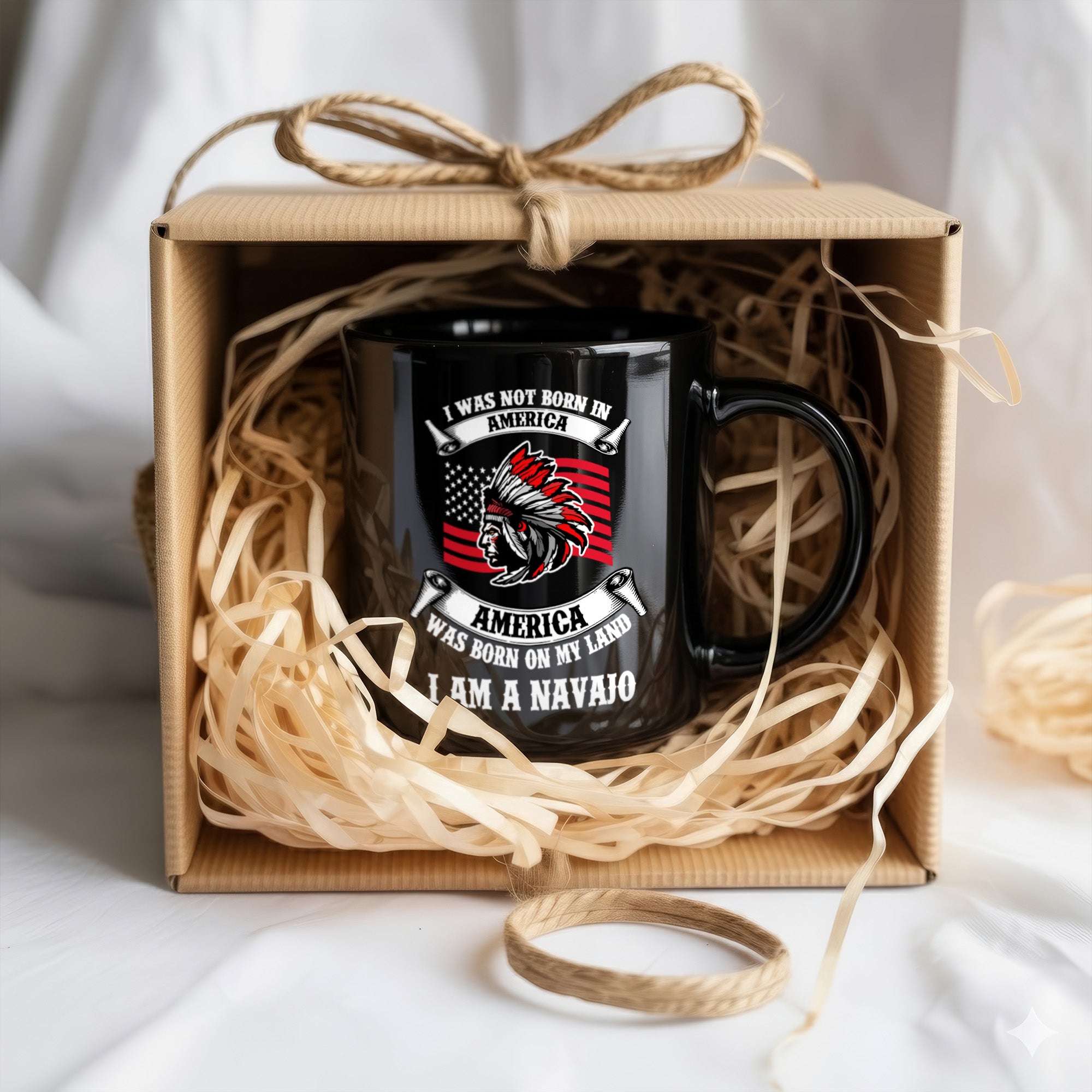 I Am a Navajo Mug Native American Pride Mug (Custom Tribe)