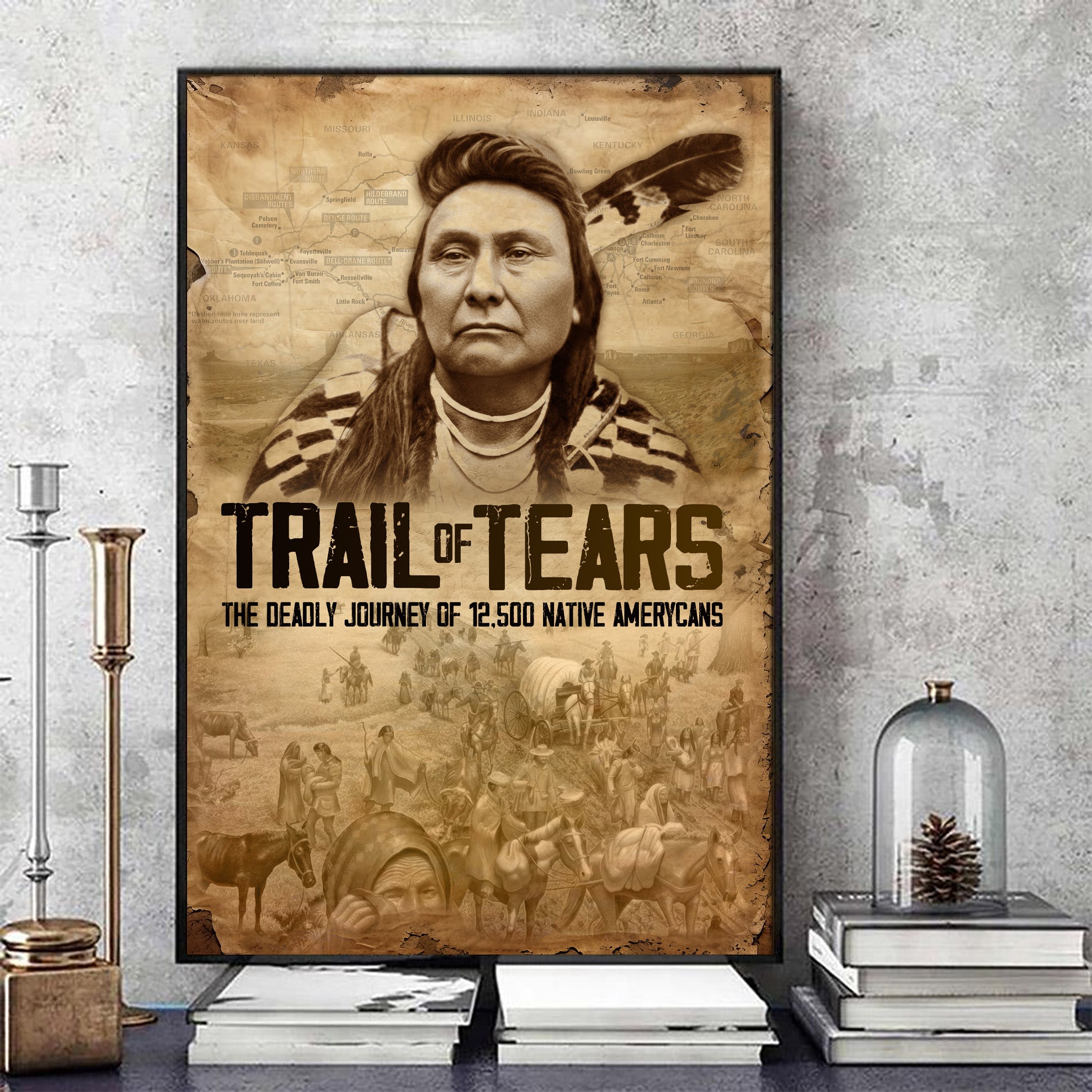 Native Spirit - Trail Of Tears Artwork Poster