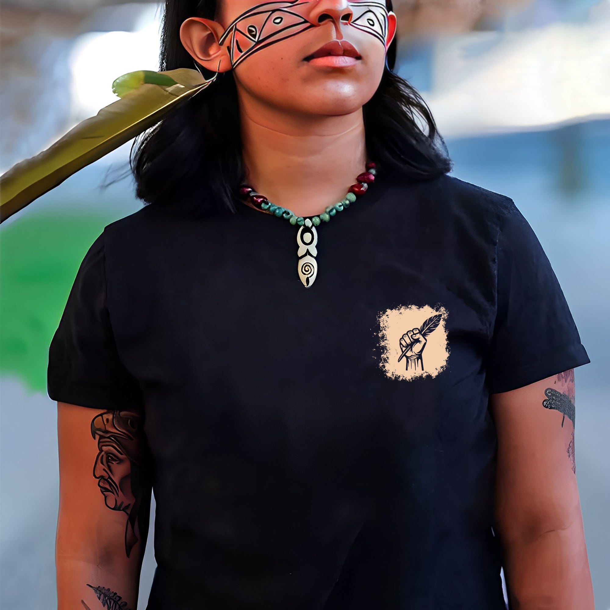 No One Is Illegal On Stolen Land - Unisex T-Shirt/T-Shirt V-Neck/Hoodie/Sweatshirt N100