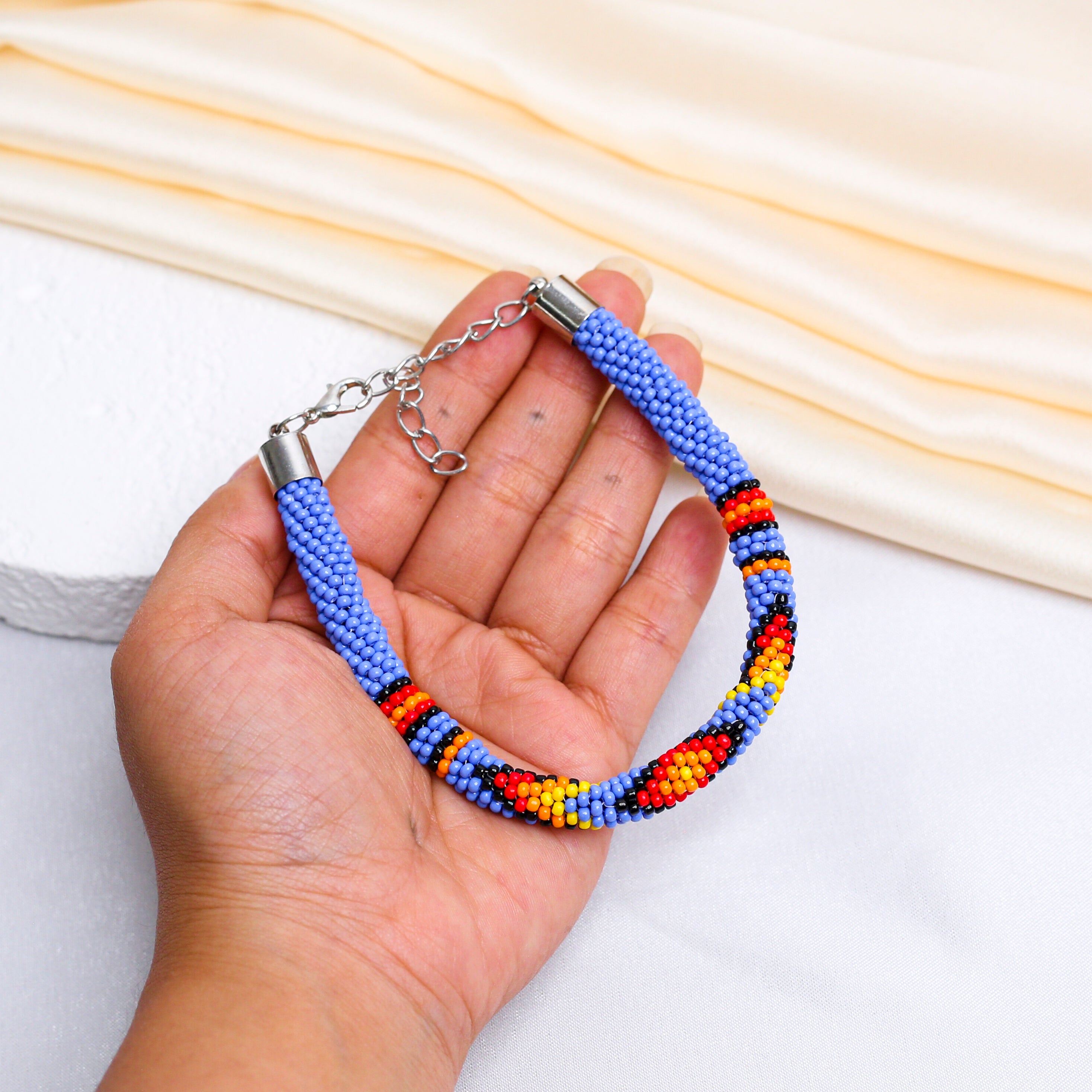 SALE 50% OFF - Native Americans Inspired Beaded Handmade Bracelet