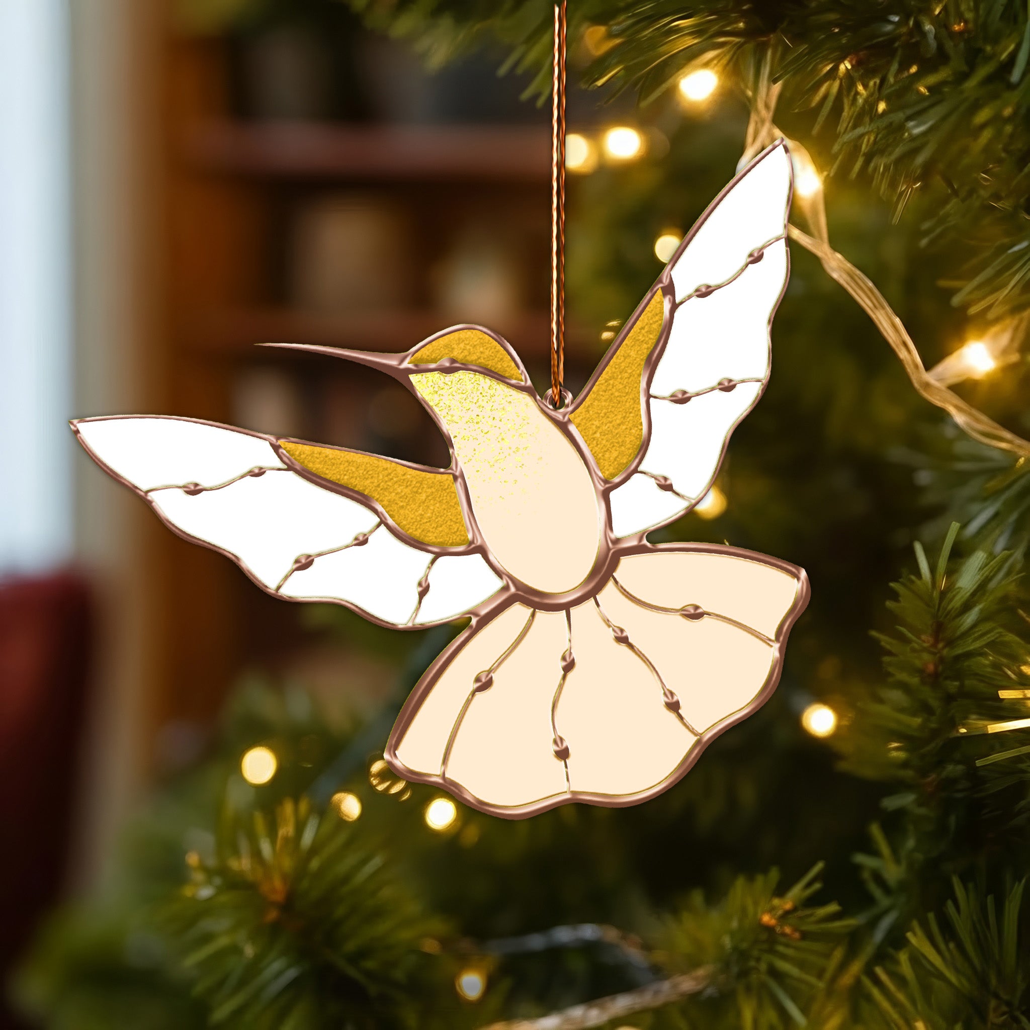 Sacred Spirit Hummingbird Ornament Unique Christmas Gift Decor Flat Acrylic