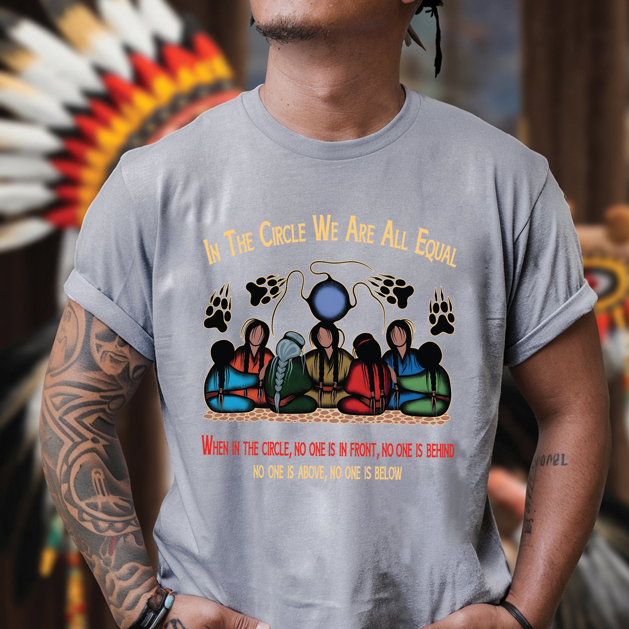 In The Circle We Are All Equal Unisex T-Shirt/T-Shirt V-Neck/Hoodie/Sweatshirt