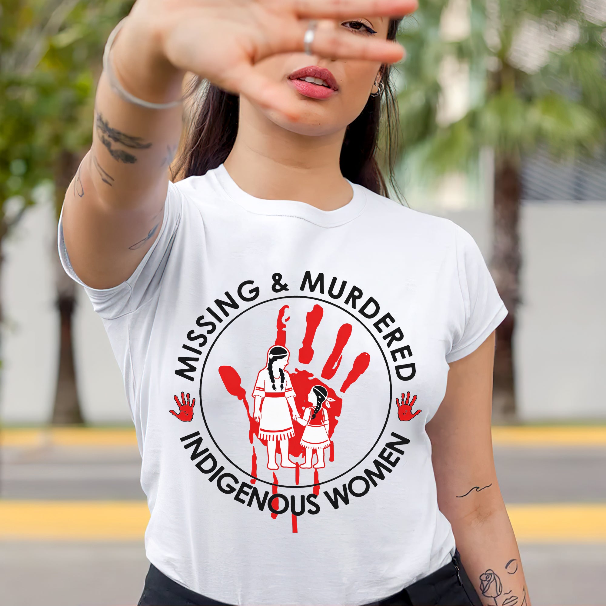 Missing and Murdered Indigenous Women Unisex T-shirt/T-shirt V-Neck/Hoodie/Sweatshirt - N335