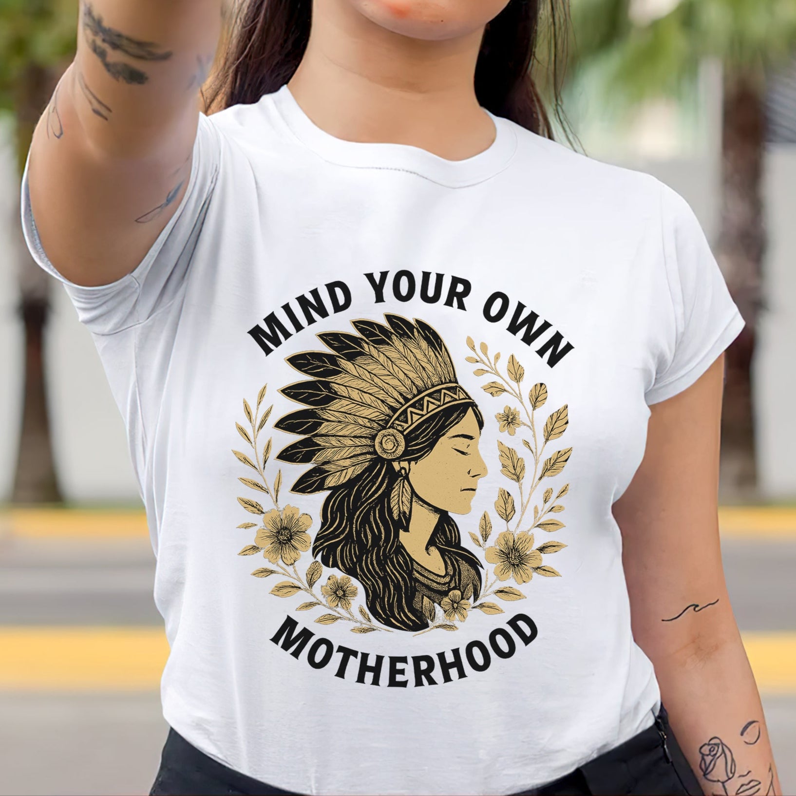 Mind Your Own Motherhood - One Side Unisex Style 2 T-Shirt/T-Shirt V-Neck/Hoodie/Sweatshirt