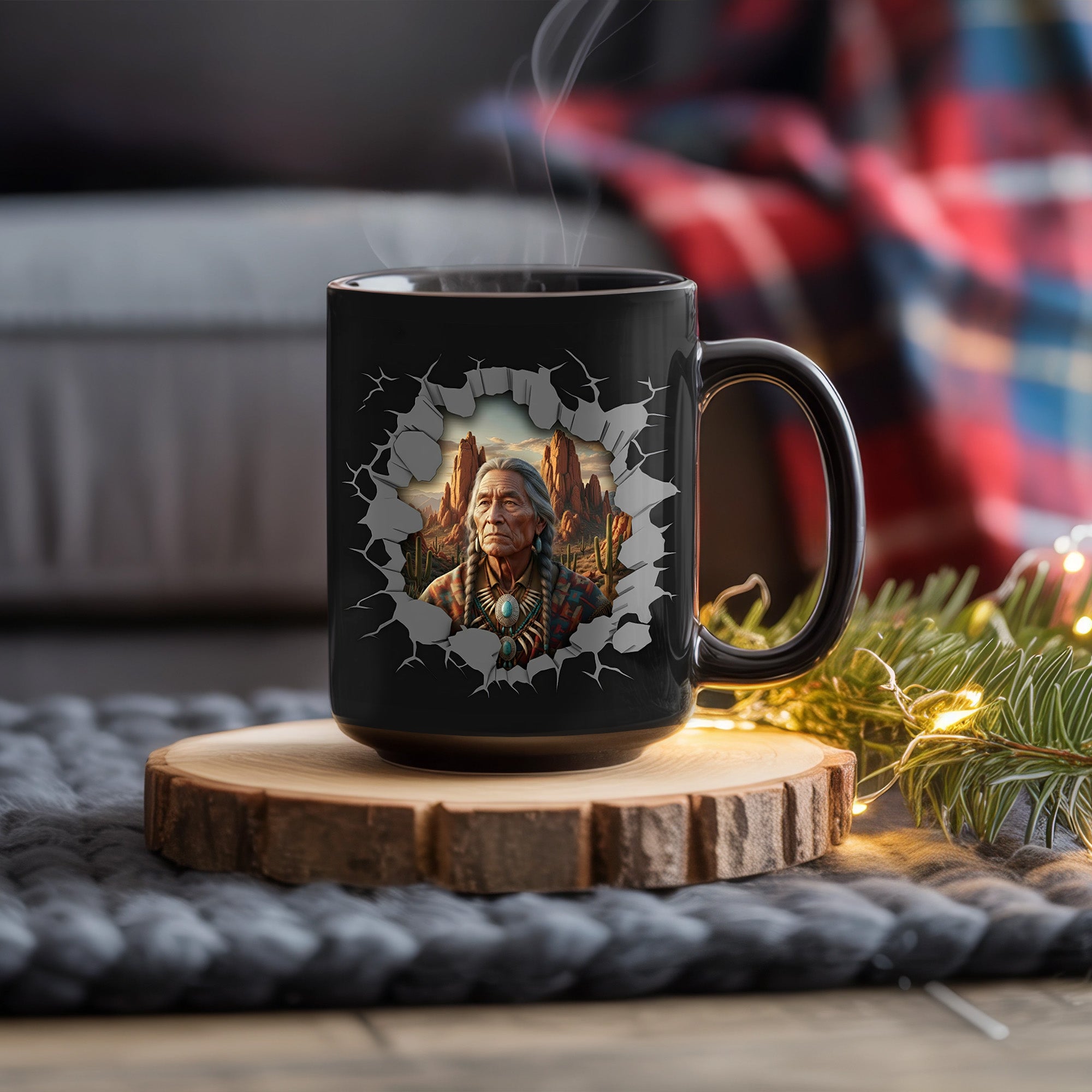 Guardian of the Sacred Desert Native American Heritage Mug