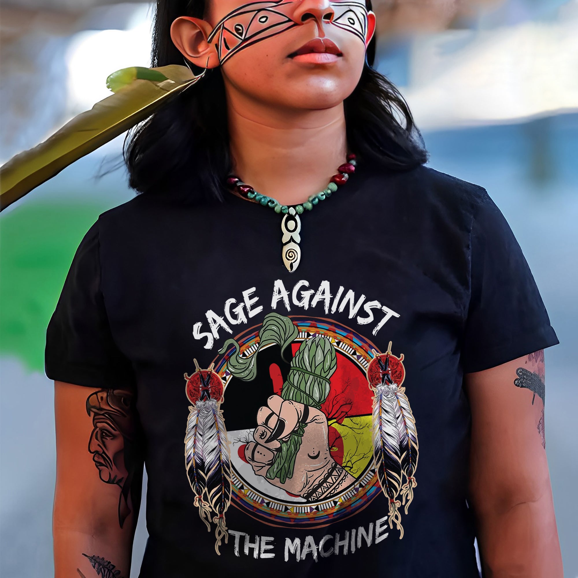 Sage Against The Machine Unisex T-Shirt/T-Shirt V-Neck/Hoodie/Sweatshirt