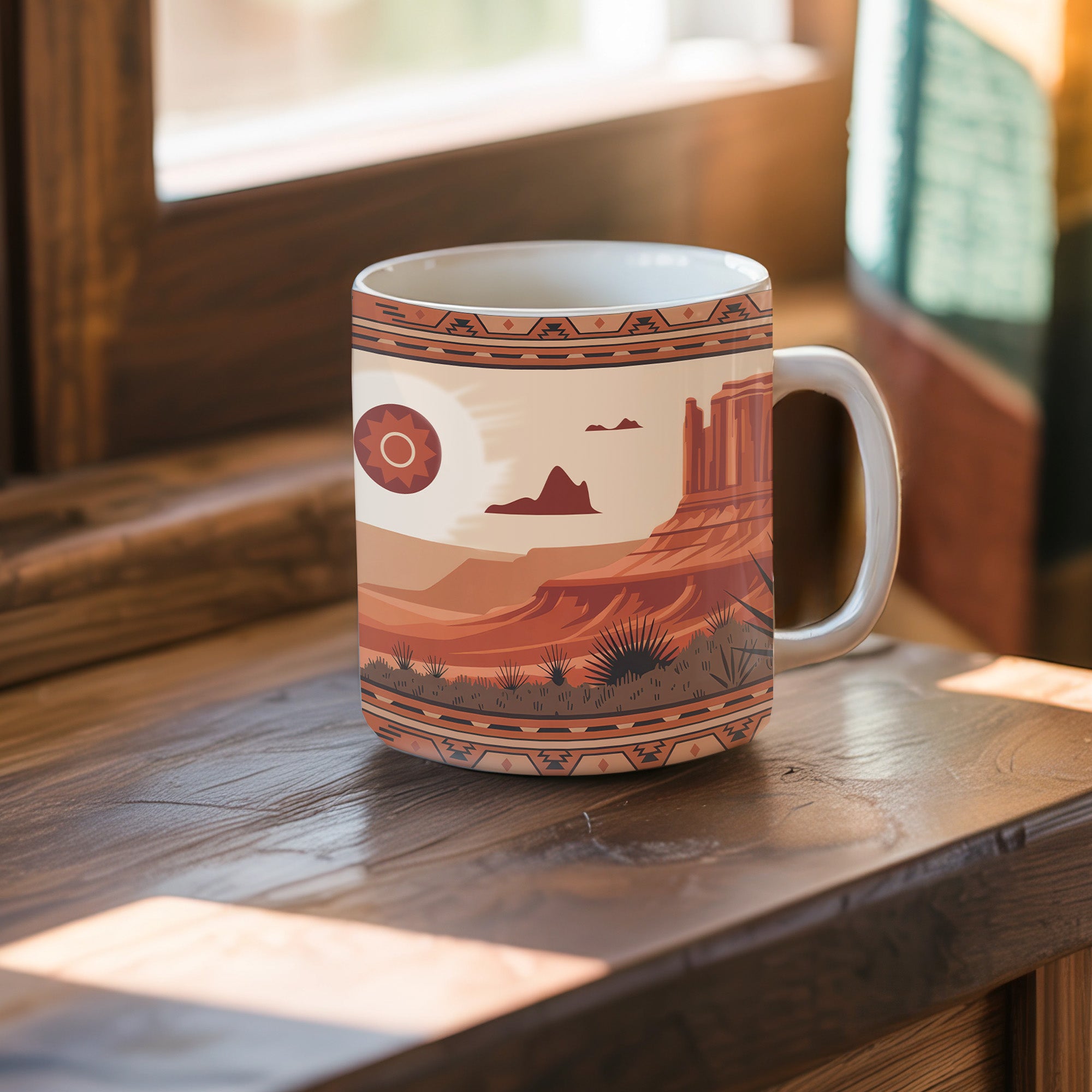 Homelands of the Red Rock Native American Heritage Coffee Mug