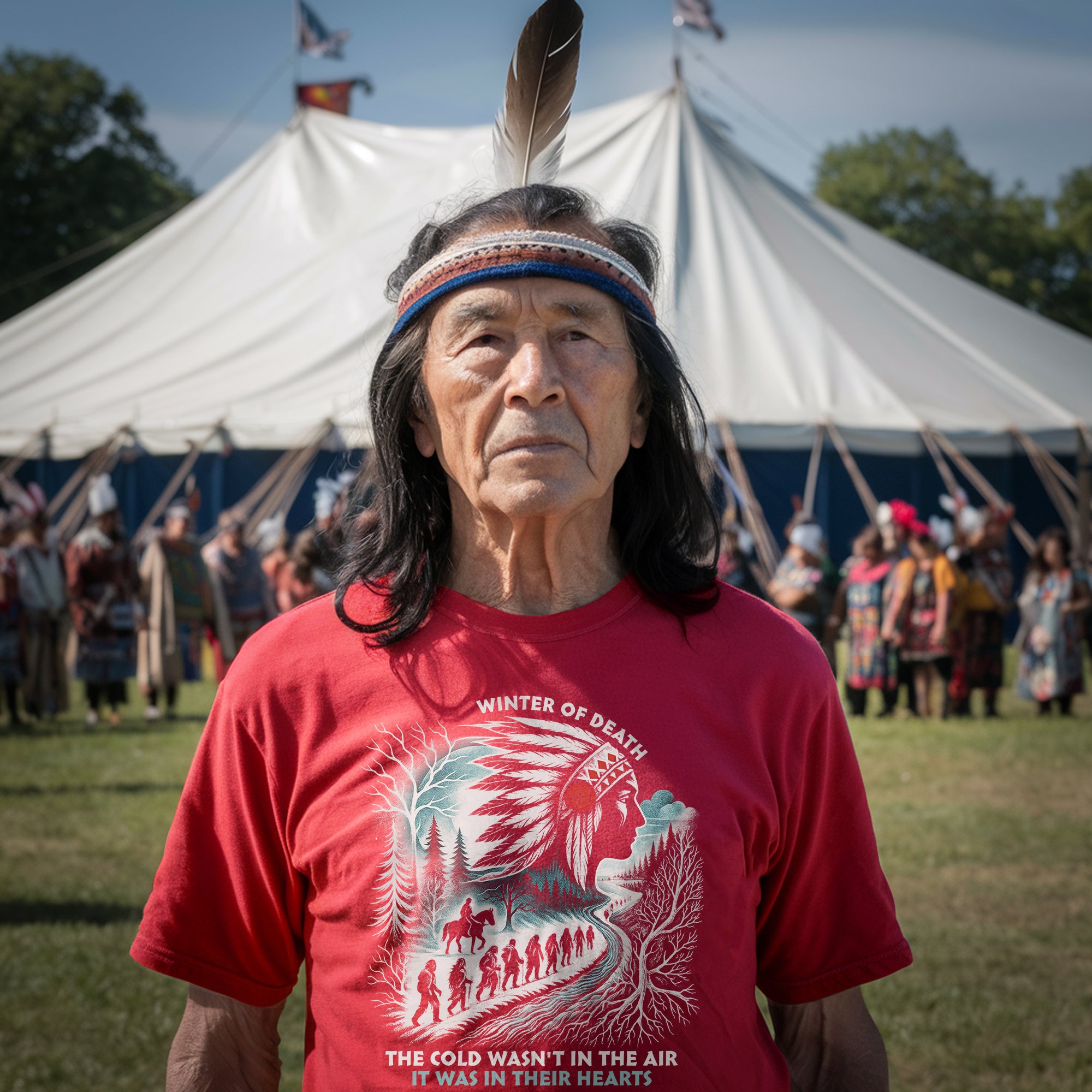 Winter of Death – Native Spirit - Unisex T-Shirt/T-Shirt V-Neck/Hoodie/Sweatshirt