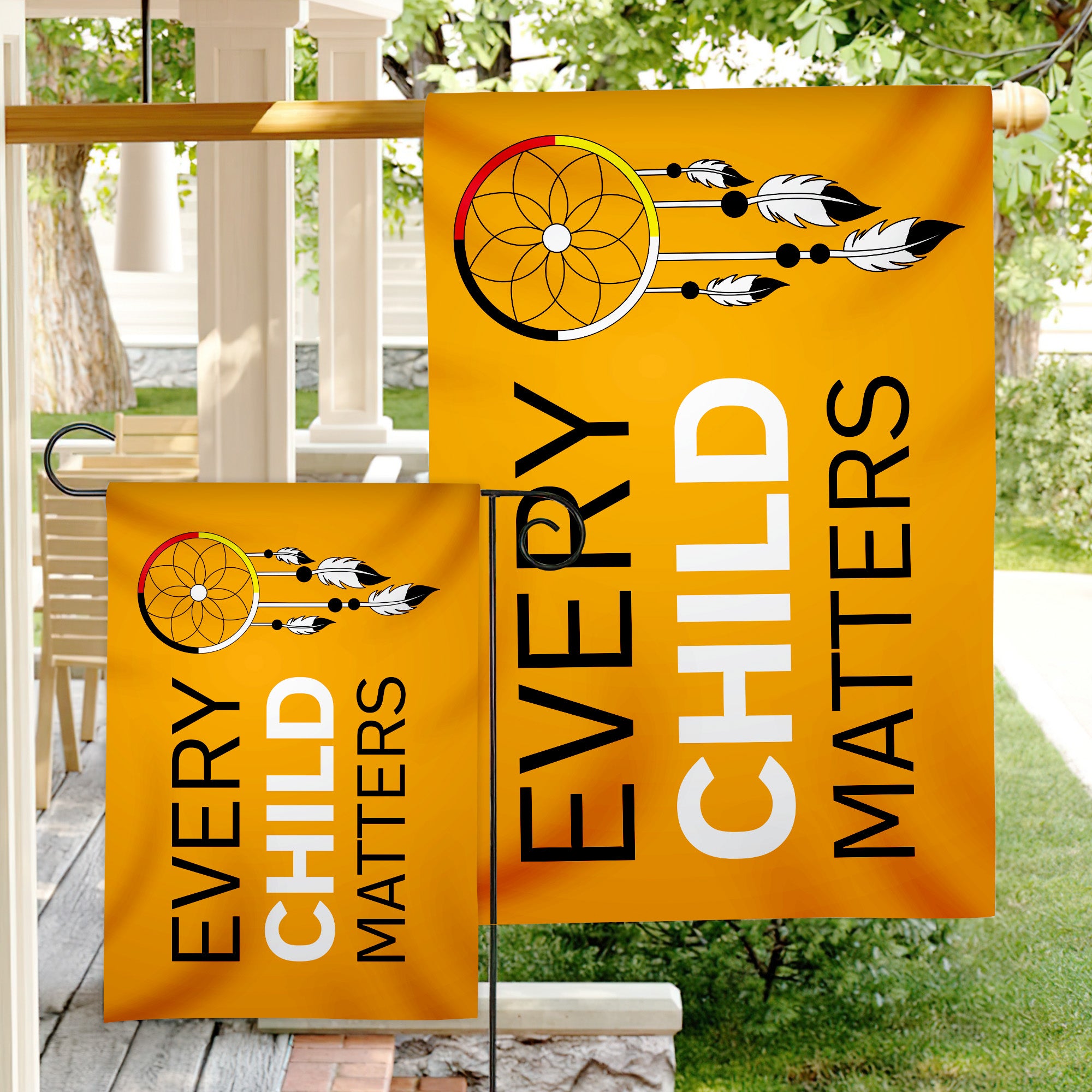 Dreamcatcher of Hope, Every Child Matters - Native American Flag Garden House Yard for Decor Outdoor