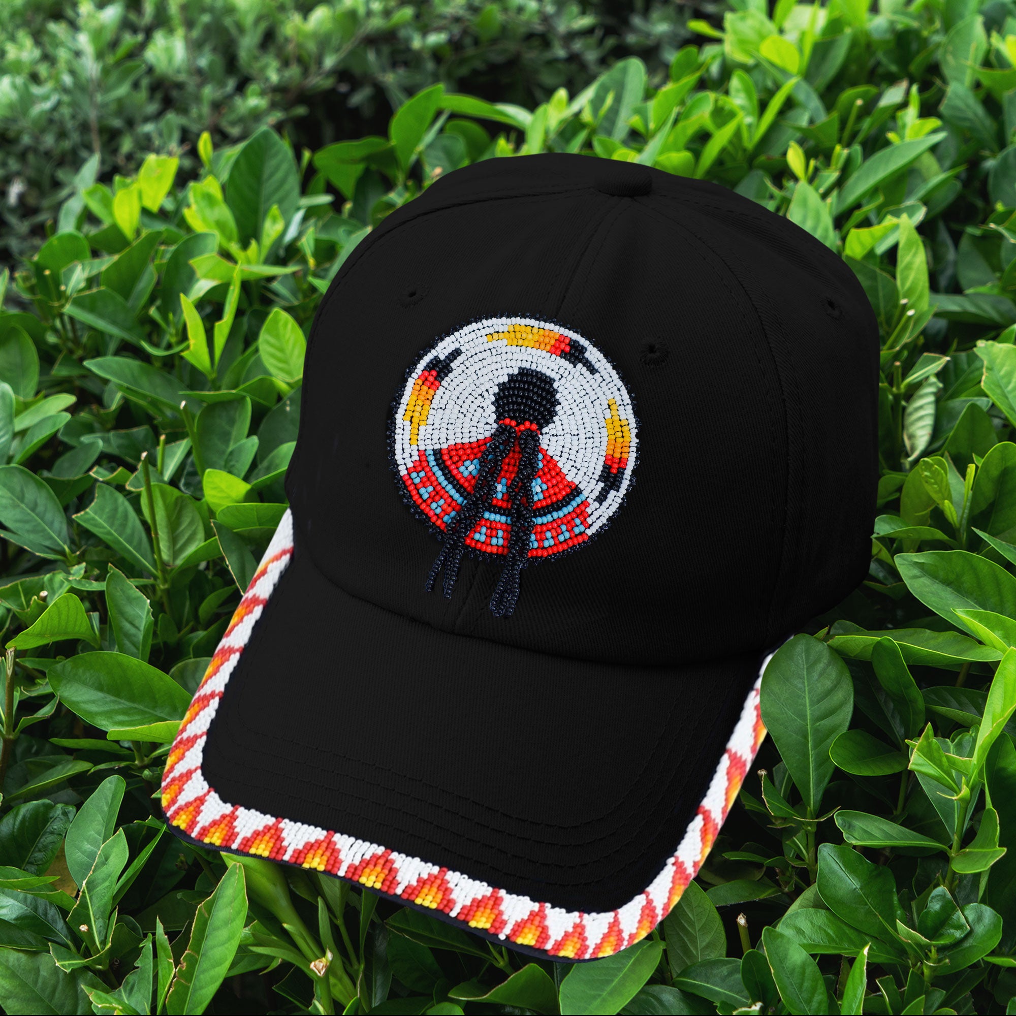 SALE 50% OFF - MMIW Indigenous Women Handmade Beaded Cap WCS