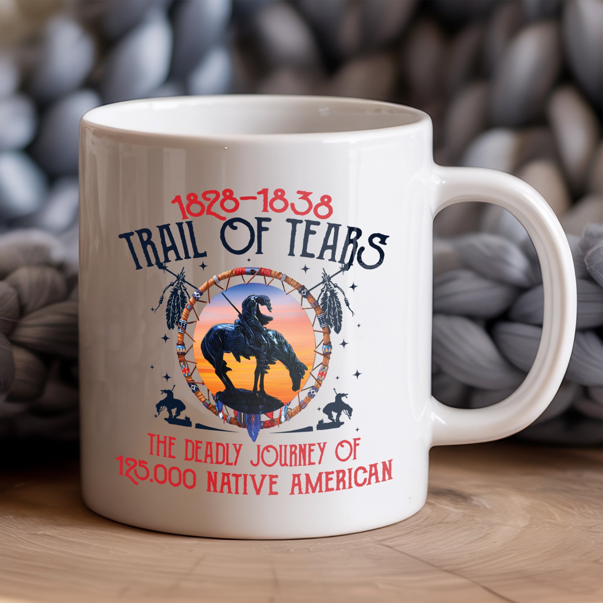 Trail of Tears Commemorative Historic Native American Heritage Coffee Mug