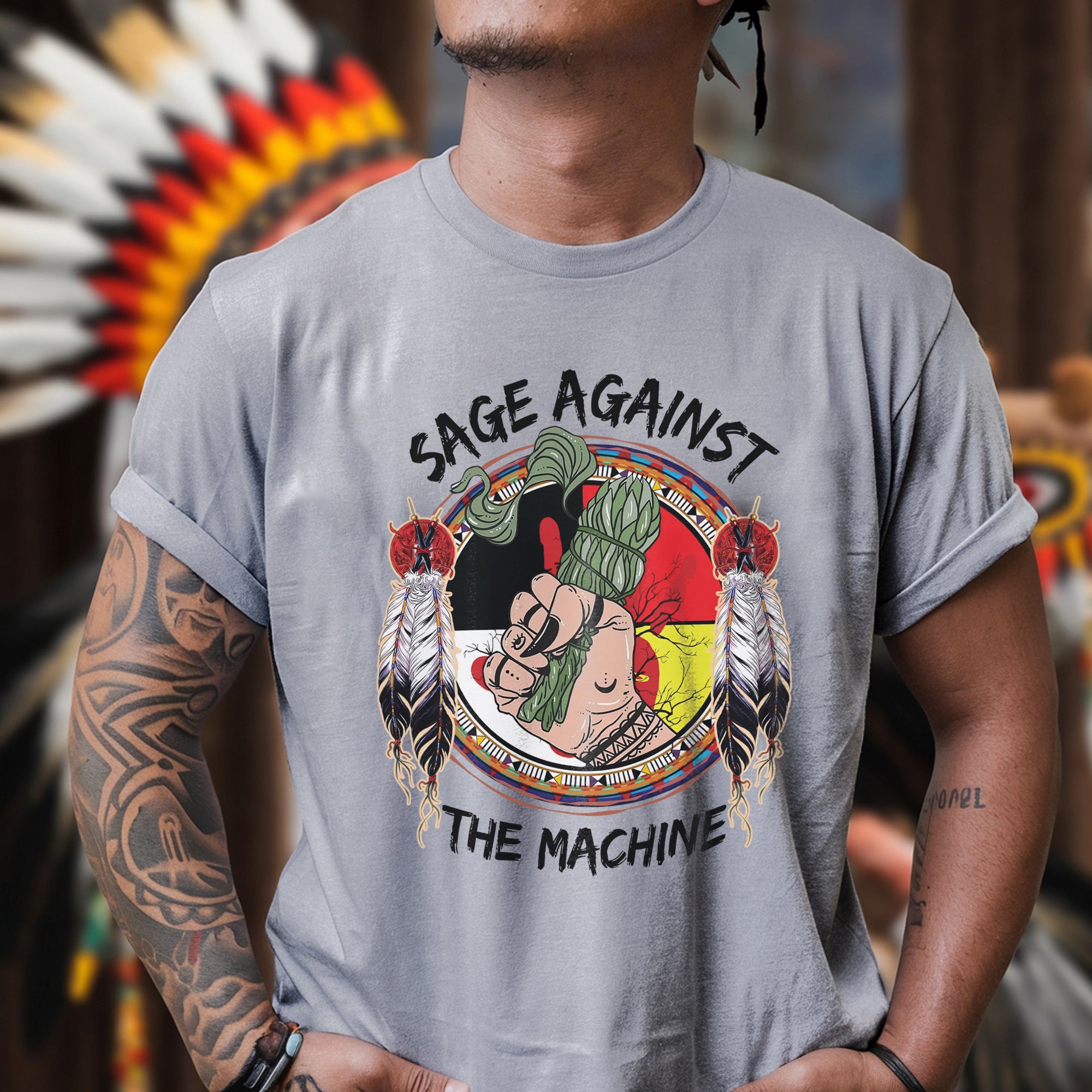 Sage Against The Machine Unisex T-Shirt/T-Shirt V-Neck/Hoodie/Sweatshirt