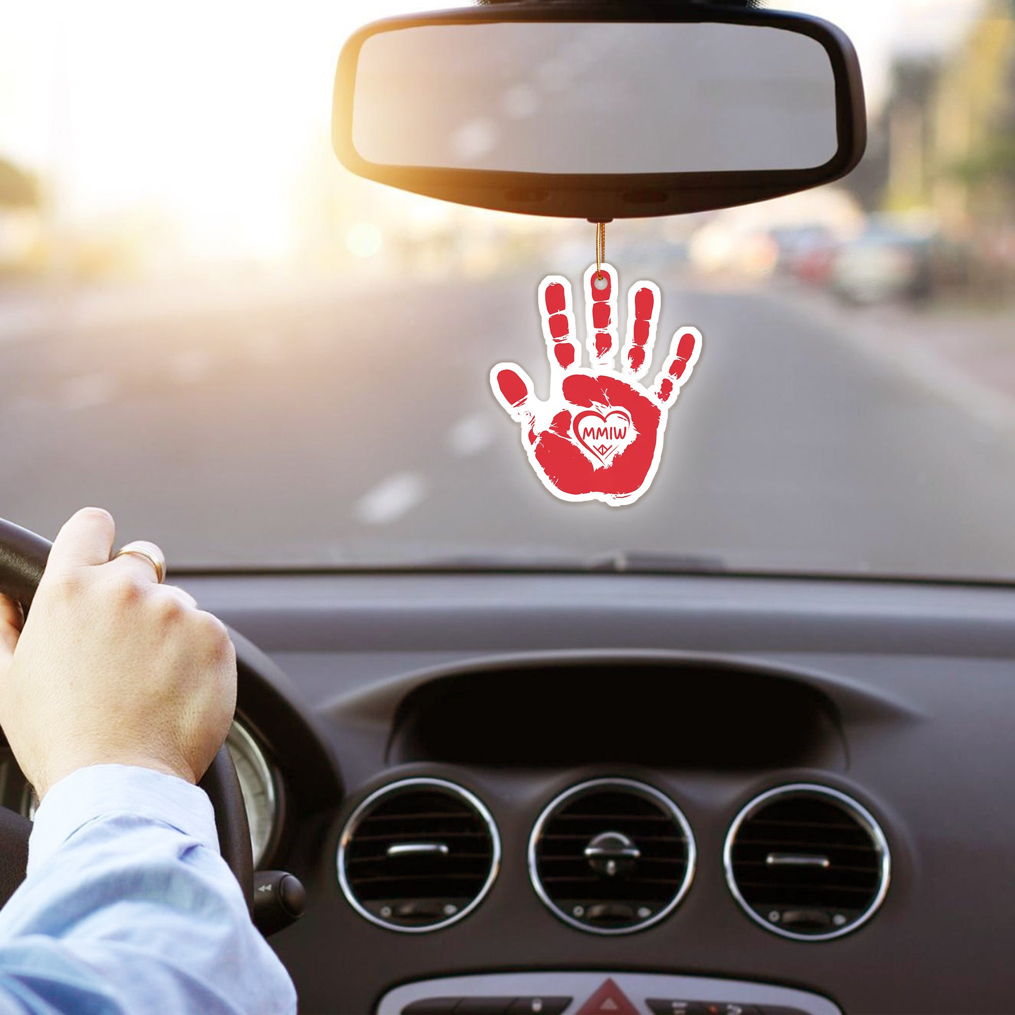 MMIW Red Hand Native American - Unique Christmas Gift Decor Flat Acrylic