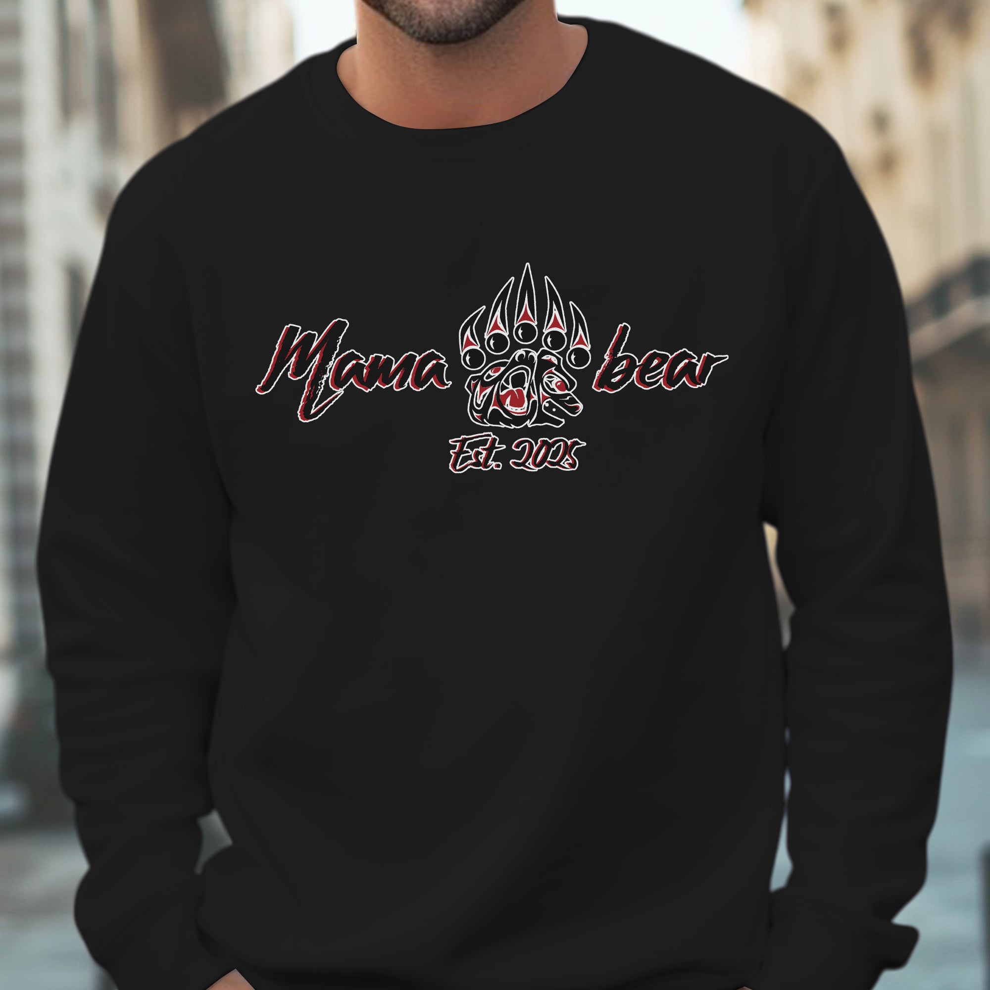 Mama Bear – Established 2005 Claw Design Tee Unisex T-Shirt/T-Shirt V-Neck/Hoodie/Sweatshirt