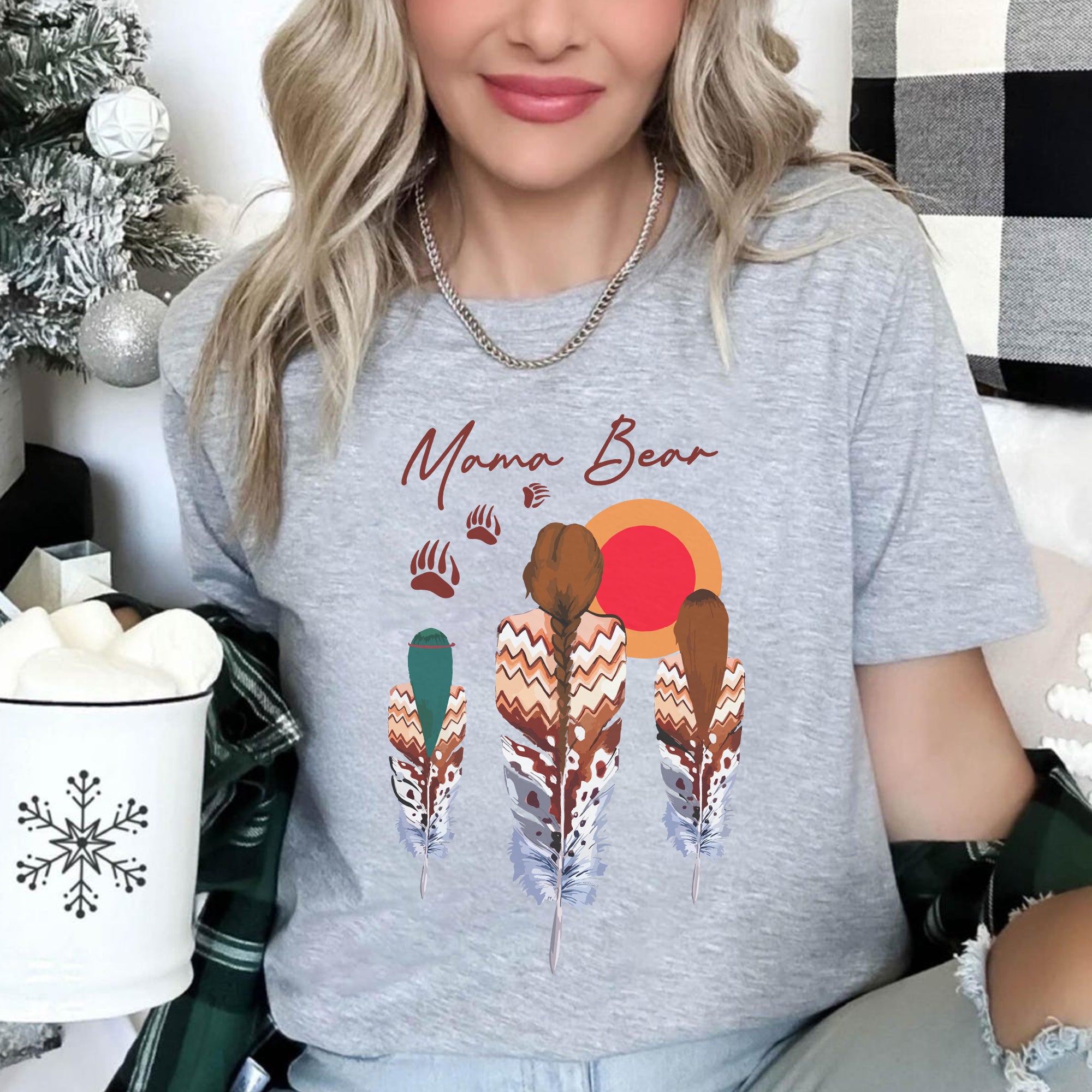 MAMA BEAR - Unisex T-Shirt/T-Shirt V-Neck/Hoodie/Sweatshirt