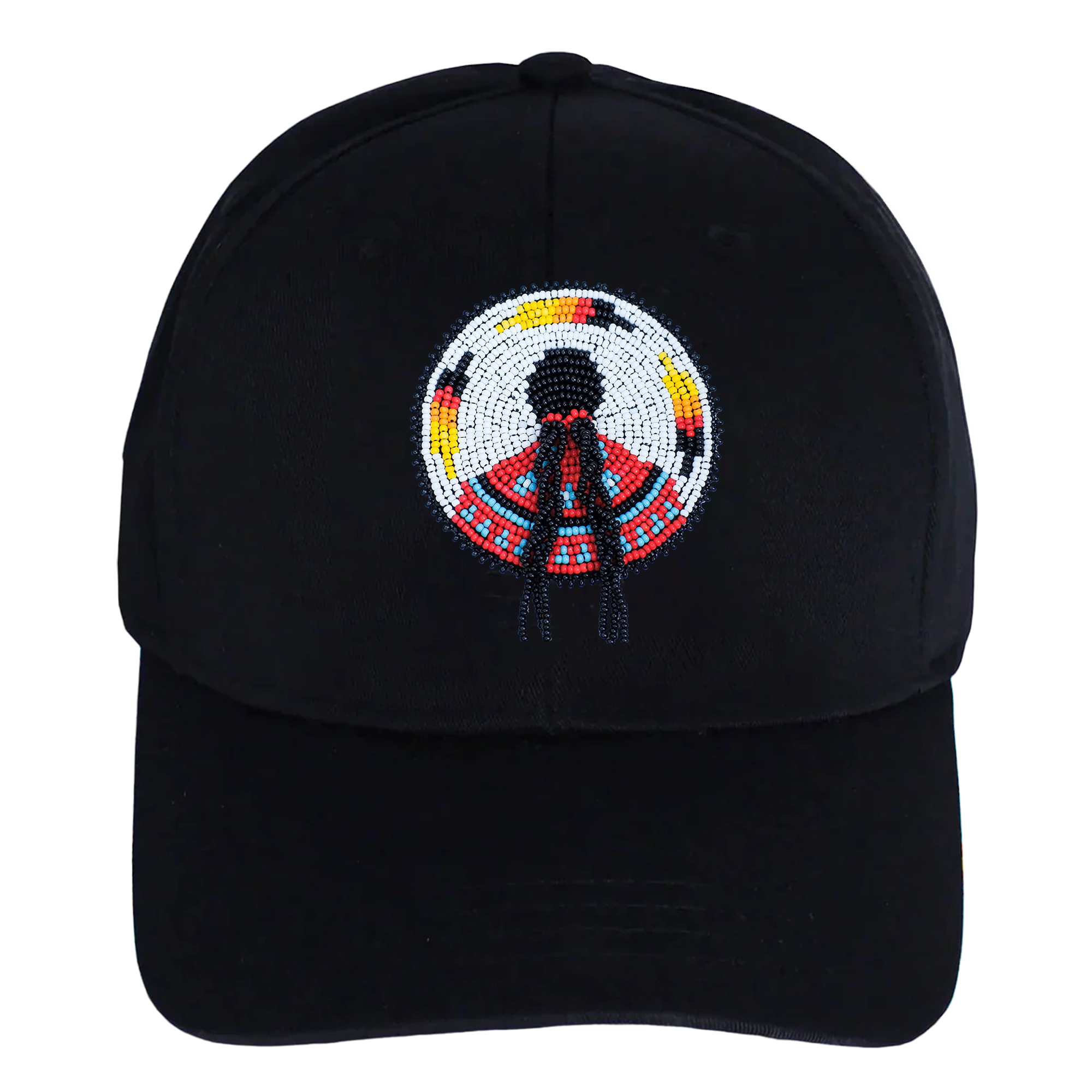 SALE 50 OFF Indigenous Women Baseball Cap Beaded Patch Cotton