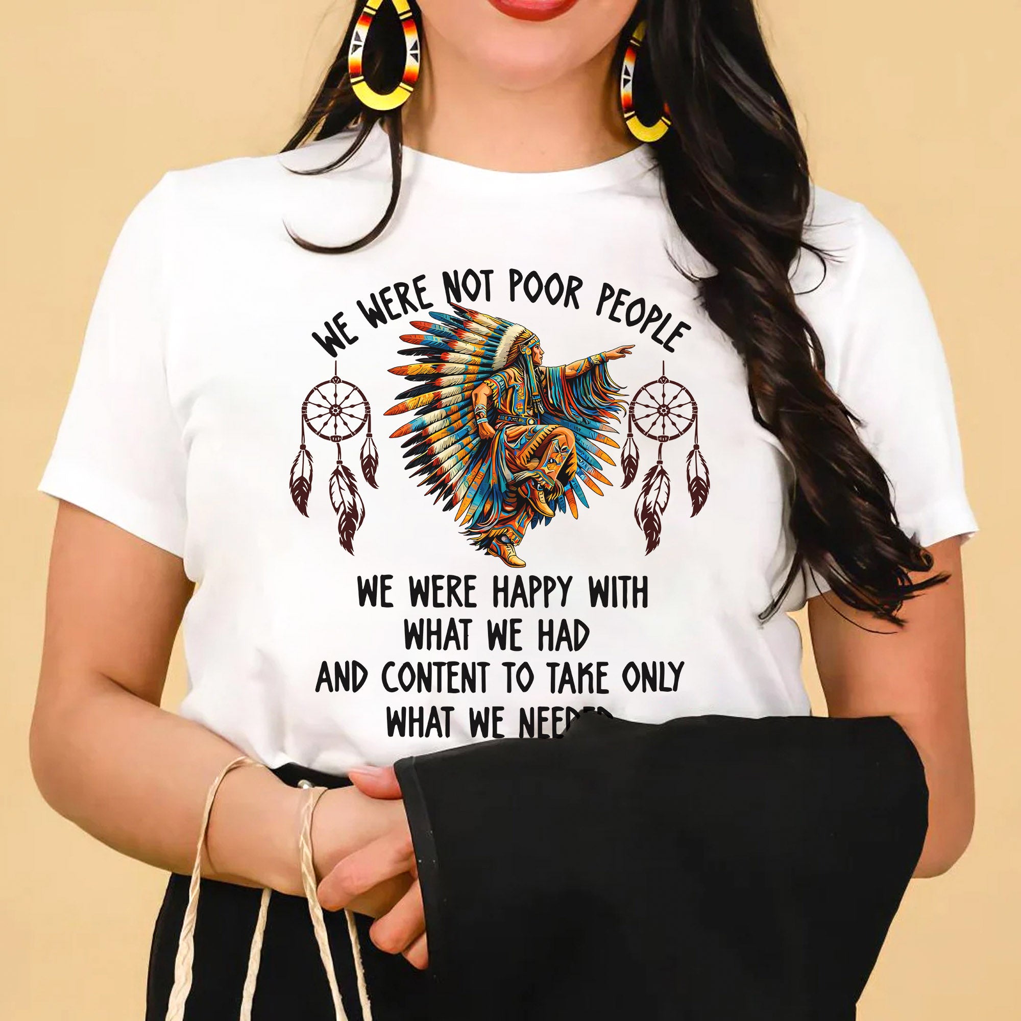 We Were Not Poor People – Native American Unisex T-shirt/T-shirt V-Neck/Hoodie/Sweatshirt