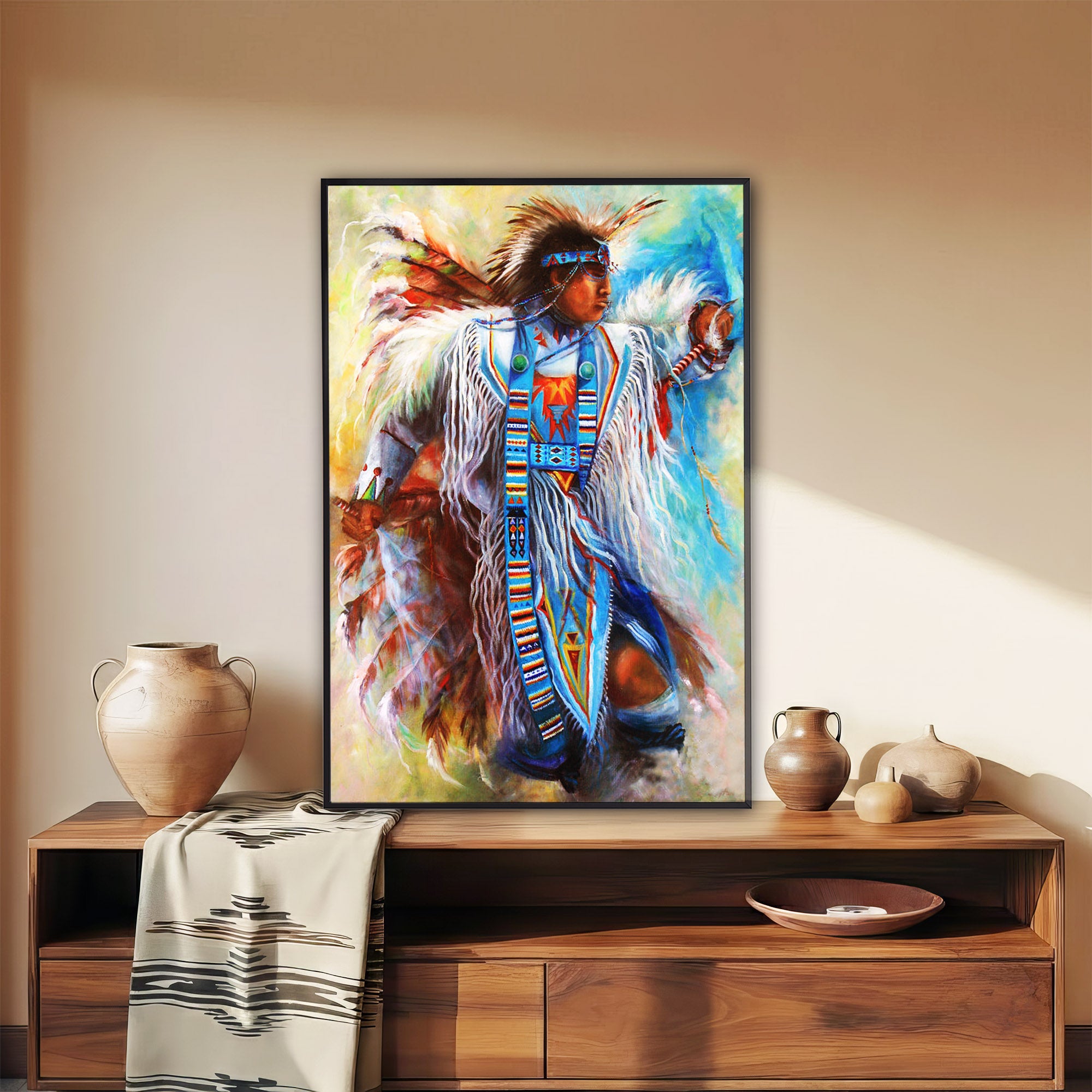 Native American Man Dance Poster/Canvas