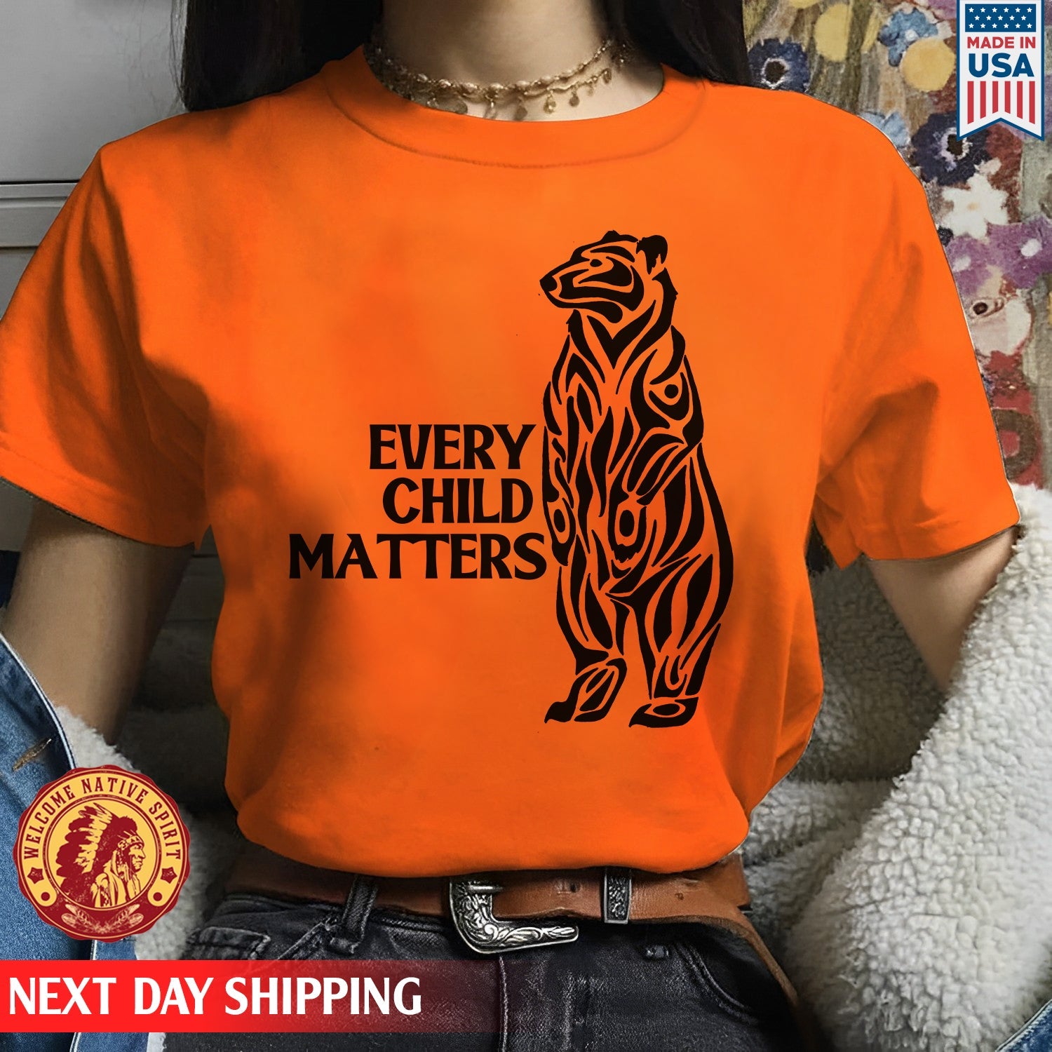 Every Child Matters Black Bear For Orange Day 040