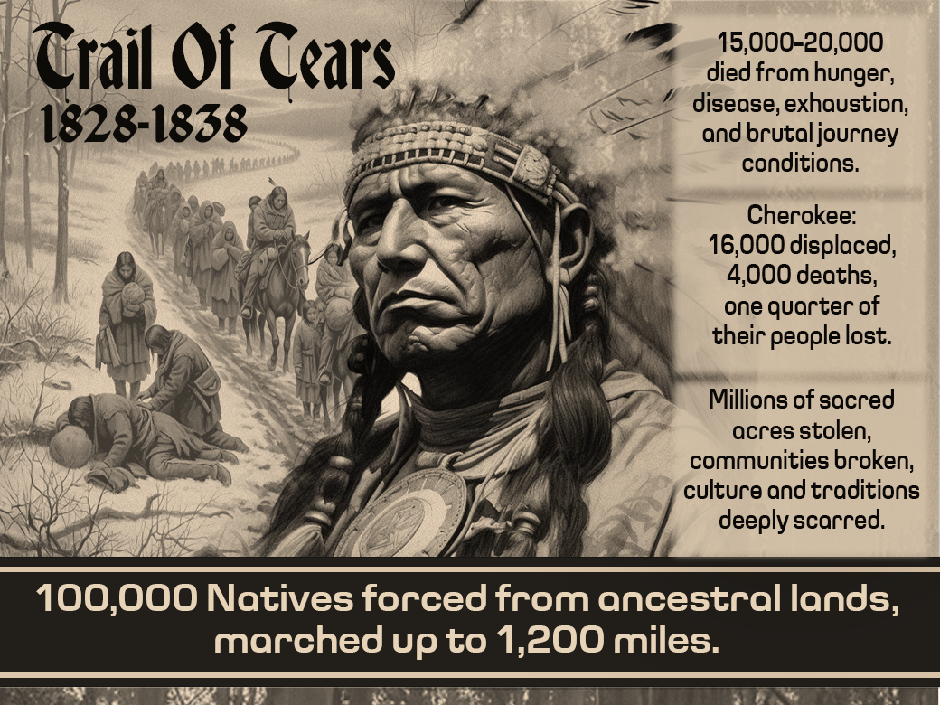 The Trail of Tears: The Tragic Story of the Forced Displacement of the Five Civilized Tribes