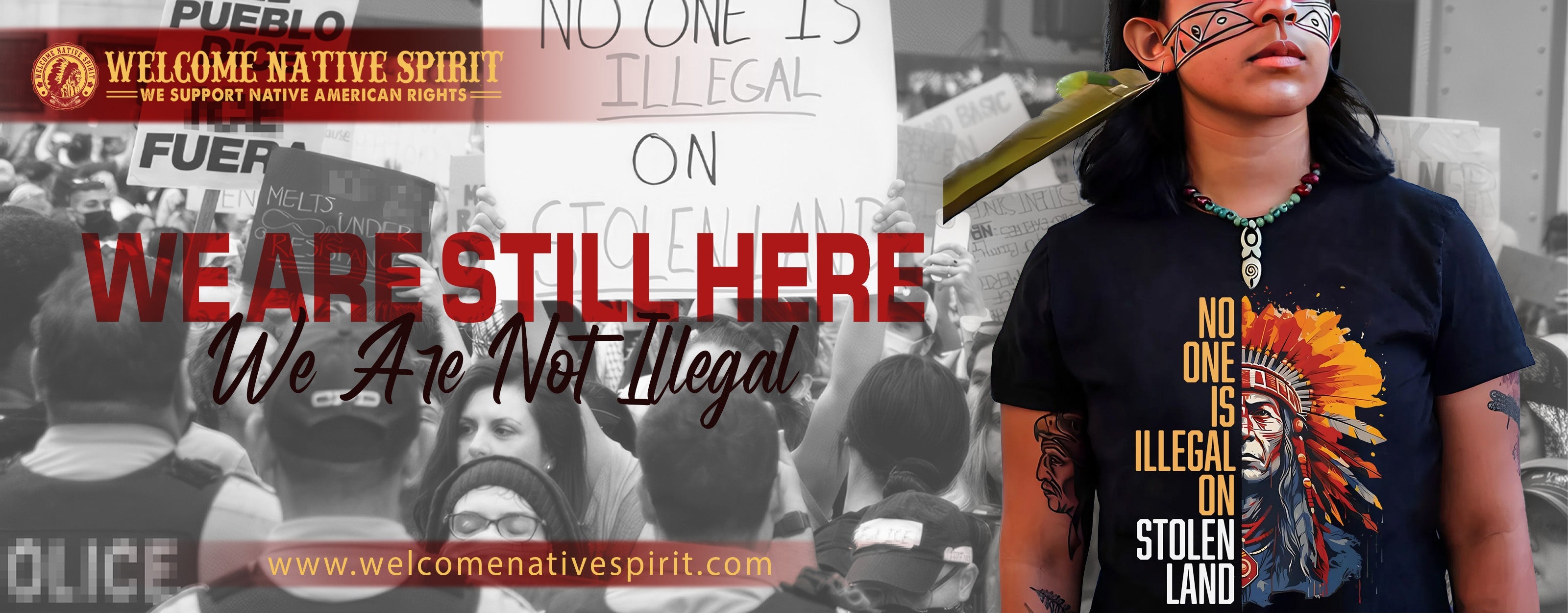 NO ONE IS ILLEGAL ON STOLEN LAND