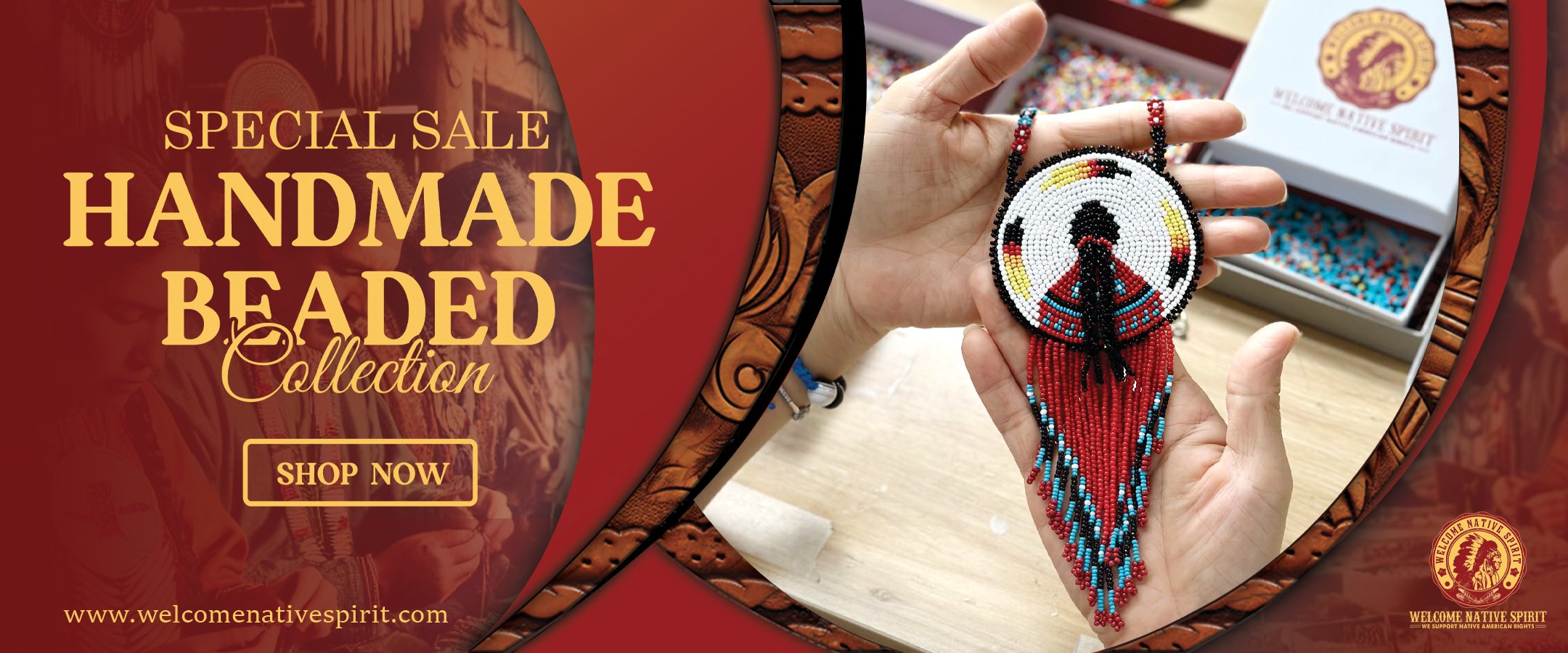Handmade Beaded - Sale 50% off