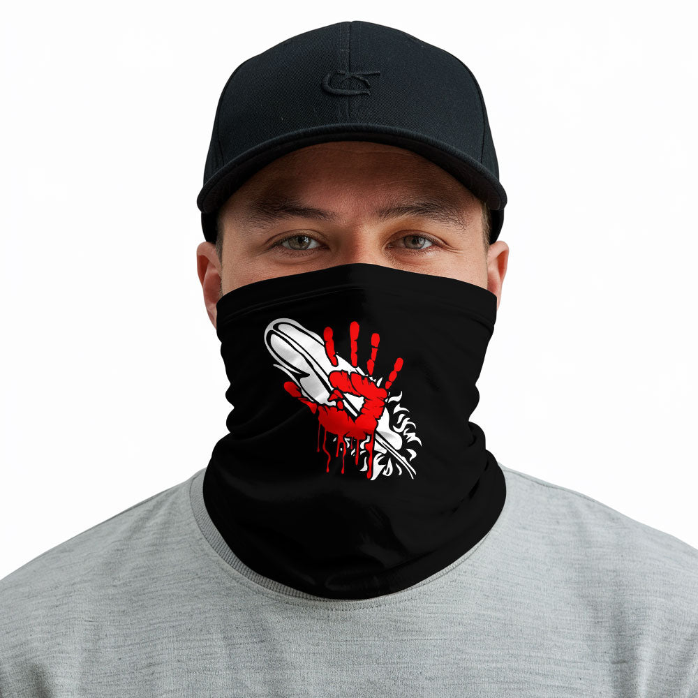 Face Mask Bandana Red Hand - Justice For Missing And Murdered Indigenous Women WC03