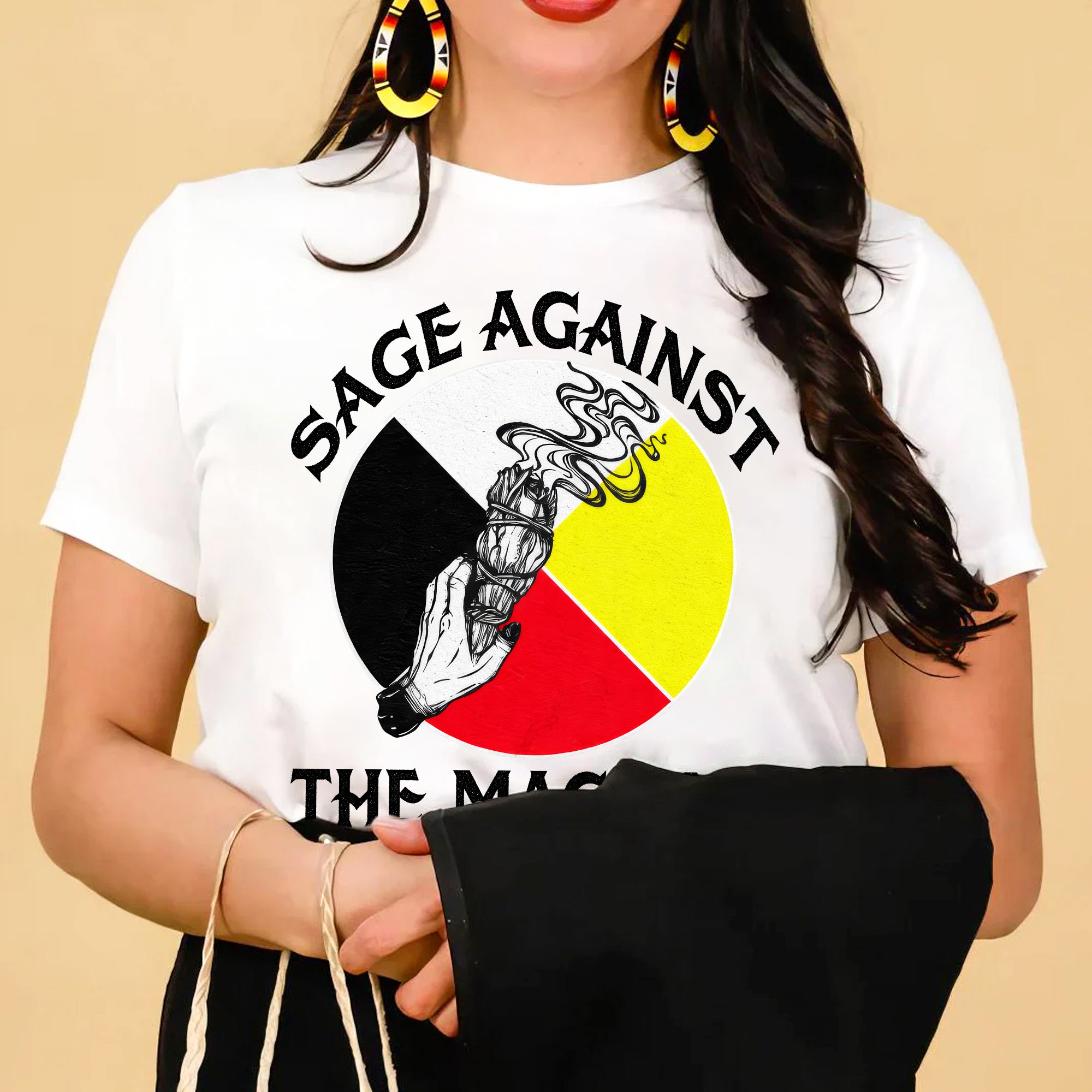 Sage Against The Machine Spiritual Power and Resistance Unisex T-shirt/T-shirt V-Neck/Hoodie/Sweatshirt 363