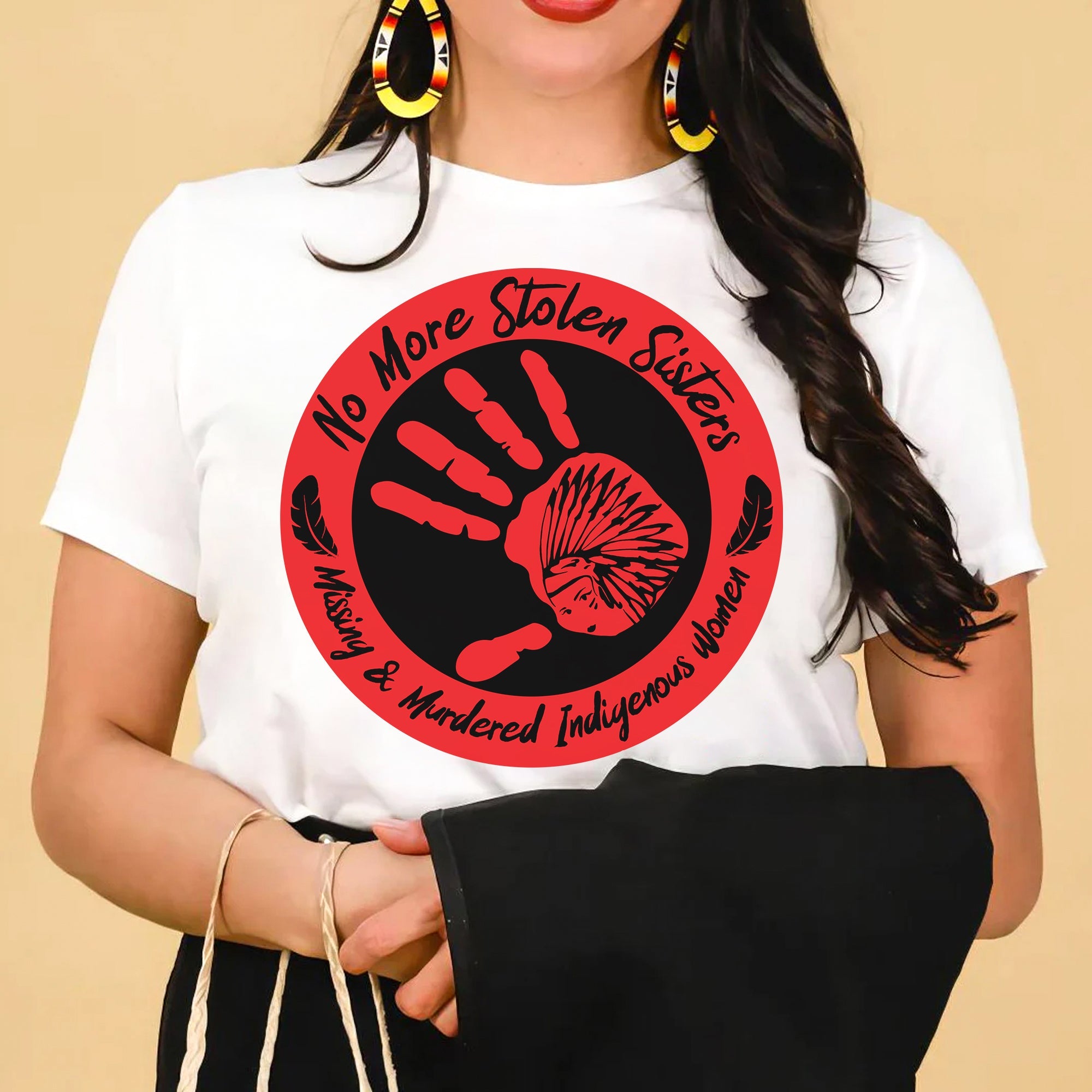 No More Stolen Sister - Missing and Murdered Indigenous Women WC26 - Unisex T-shirt/T-shirt V-Neck/Hoodie/Sweatshirt