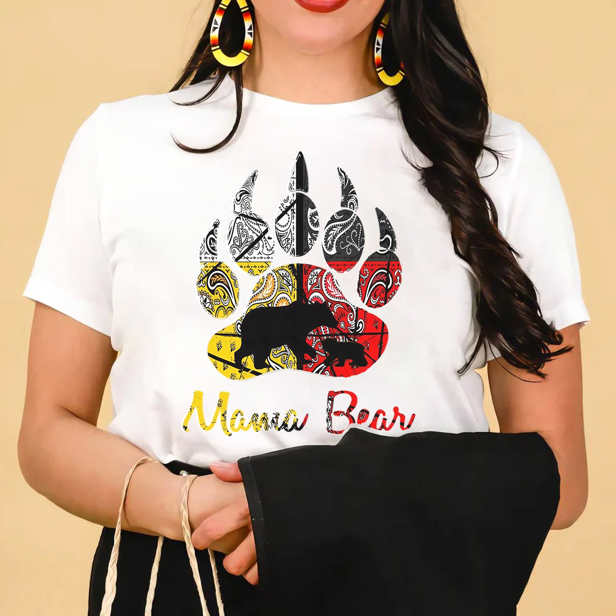 Bear Paw Mama - Unisex T-Shirt/T-Shirt V-Neck/Hoodie/Sweatshirt
