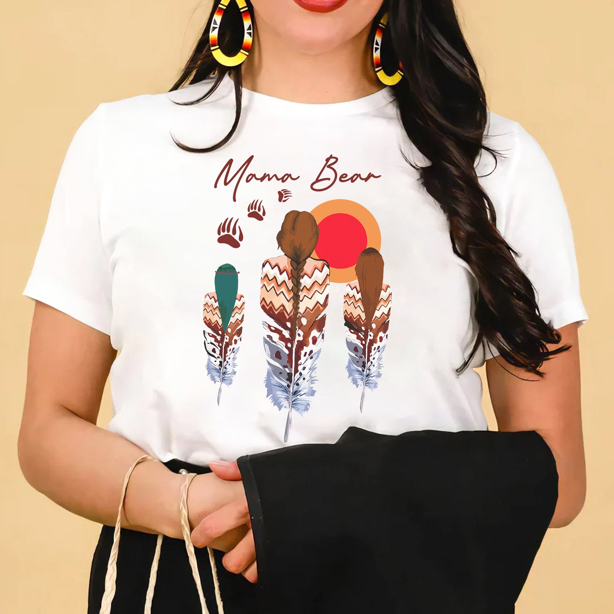 MAMA BEAR - Unisex T-Shirt/T-Shirt V-Neck/Hoodie/Sweatshirt