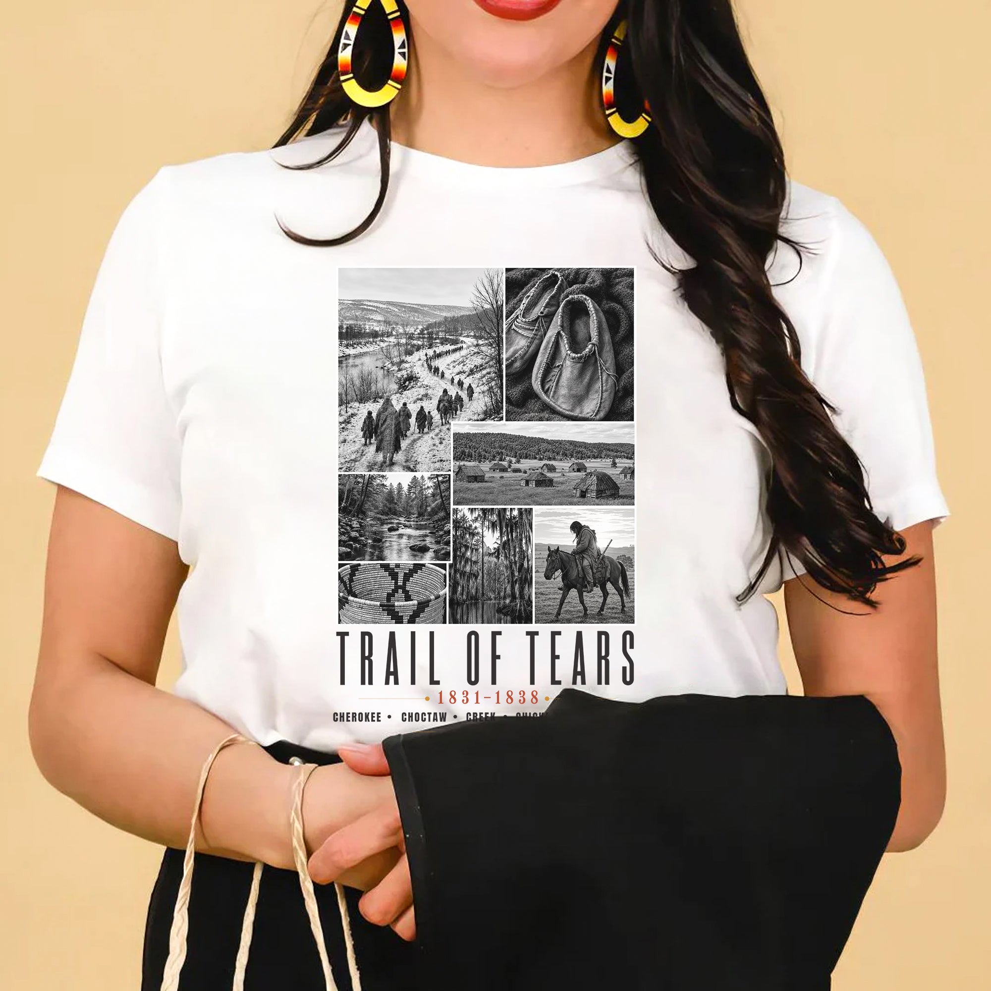 Trail of Tears Remembrance – Native American History & Heritage Unisex T-shirt/T-shirt V-neck/Hoodie/Sweatshirt