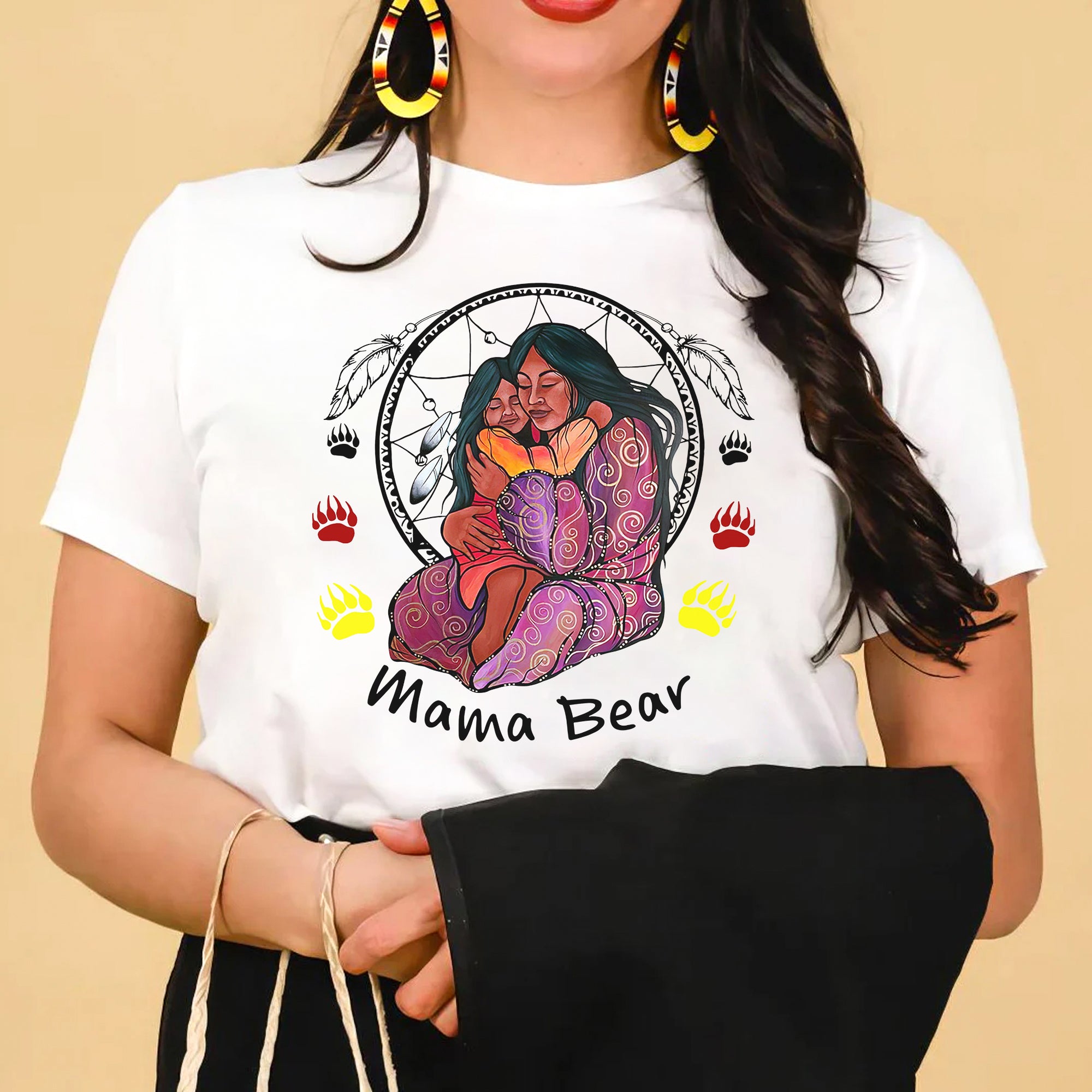 Mama Bear – Embracing Love and Strength Tee Unisex T-Shirt/T-Shirt V-Neck/Hoodie/Sweatshirt