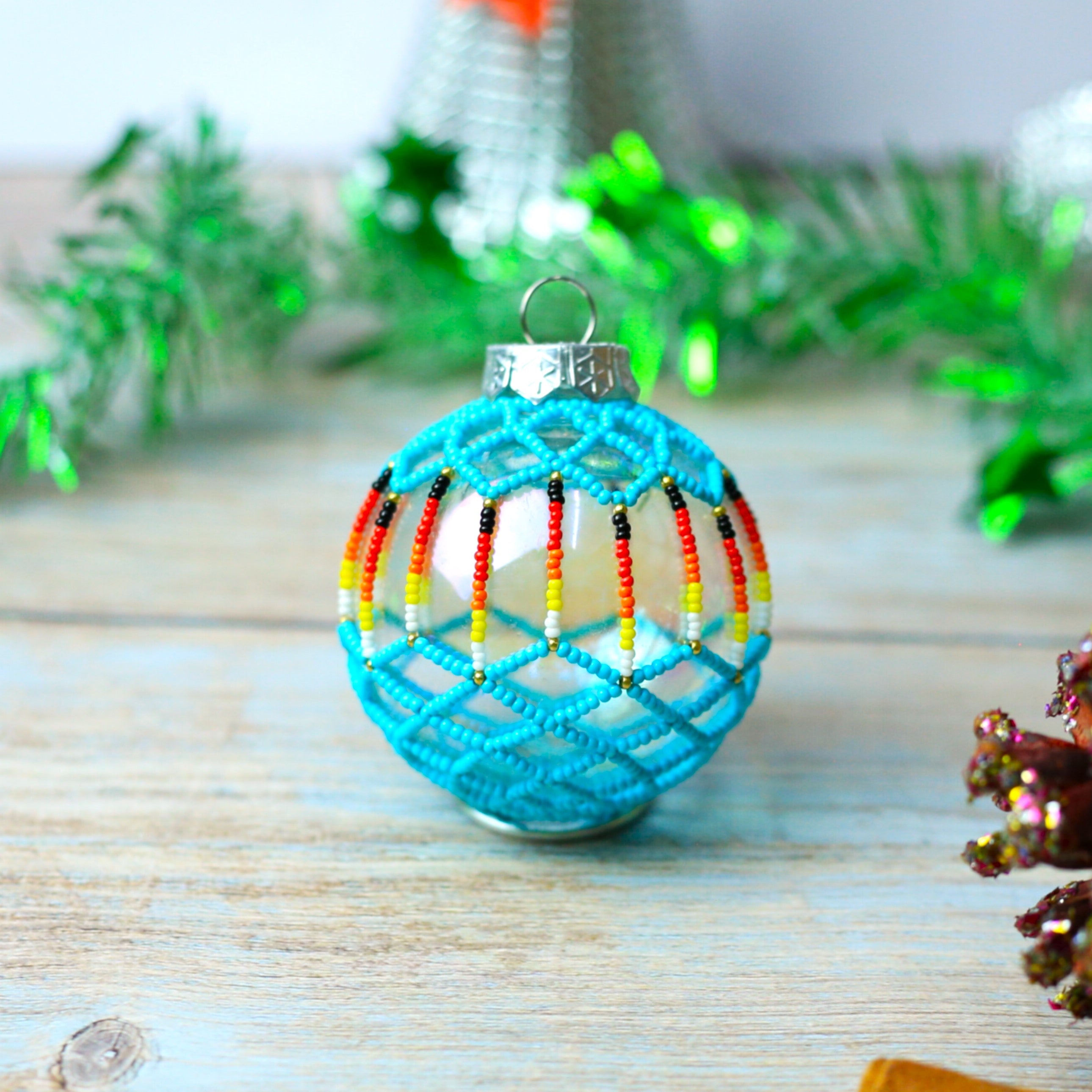 Handmade Beaded Ornament Holiday Decor & Gifts