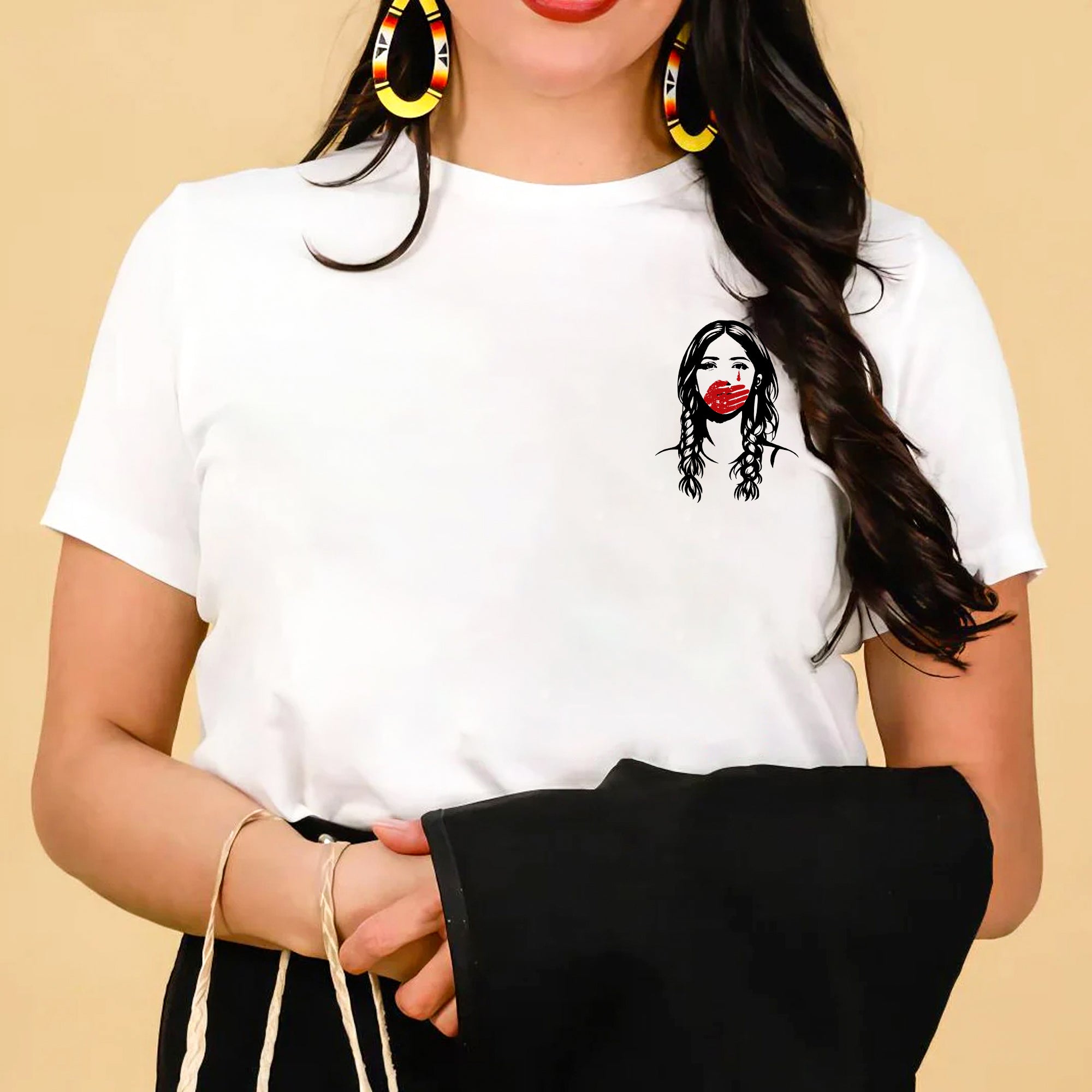 [Two Sides] Protect Indigenous Women Native American Awareness Unisex T-shirt/T-shirt V-Neck/Hoodie/Sweatshirt