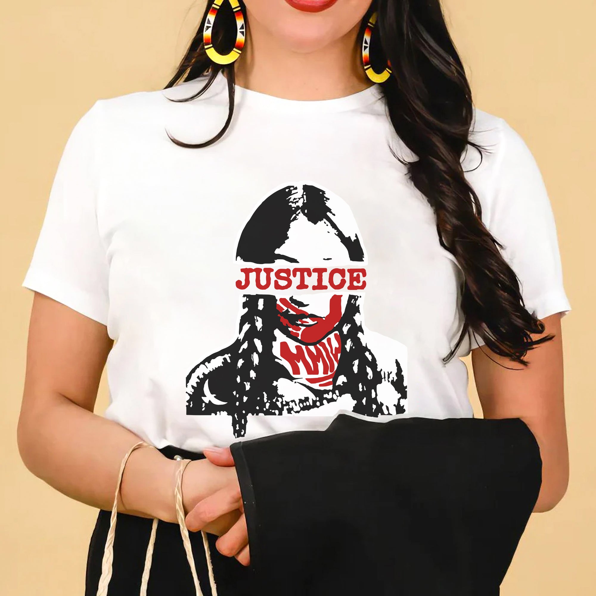 JUSTICE FOR MMIW - Unisex T-Shirt/T-Shirt V-Neck/Hoodie/Sweatshirt