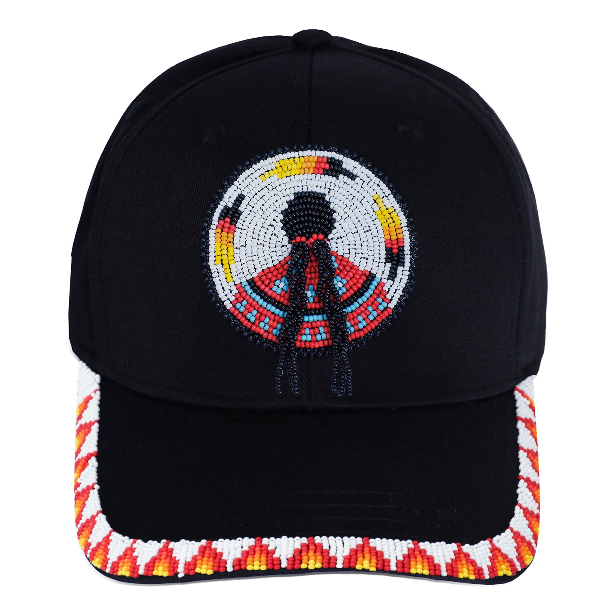 SALE 50% OFF - MMIW Indigenous Women Handmade Beaded Cap WCS