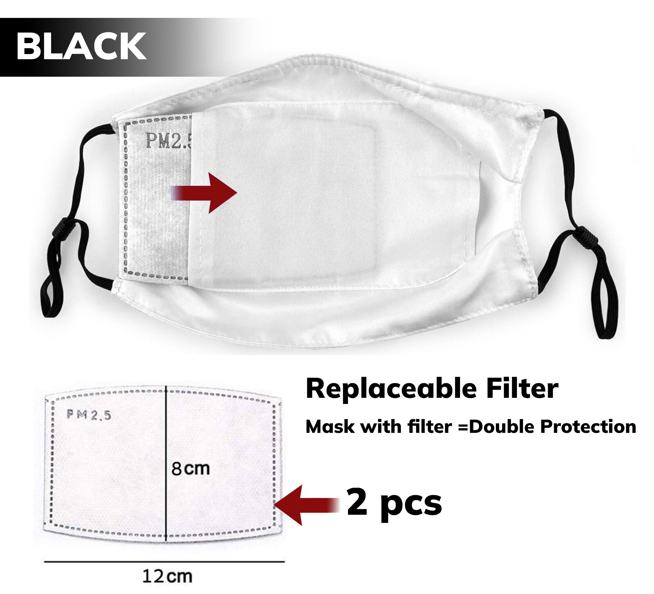 Face Mask Bandana Red Hand - Justice For Missing And Murdered Indigenous Women WC04