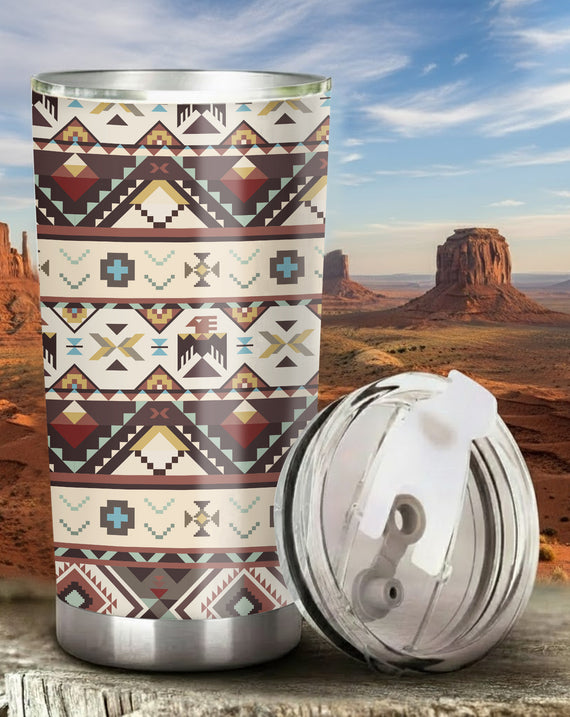 Aztec Navajo Tumbler Stainless Steel Drinking Cup