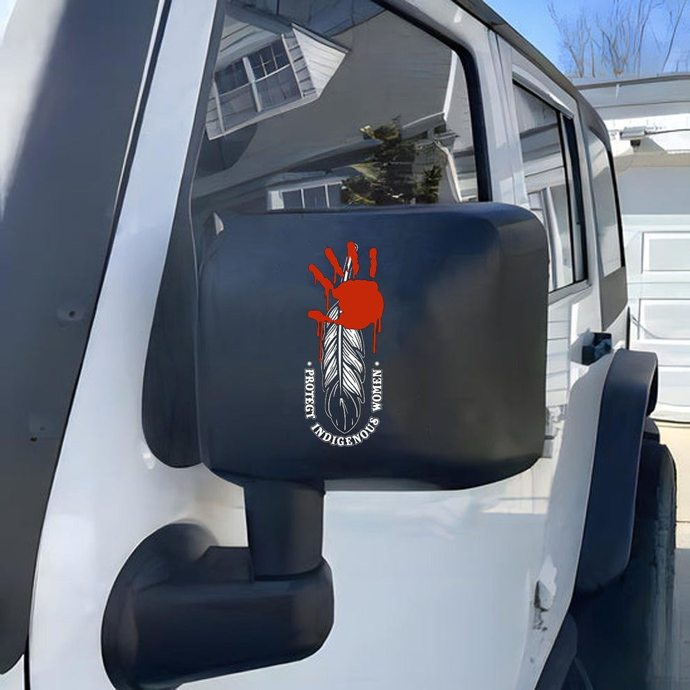 Protect Indigenous Women Car Decal (High-quality UV DTF 3D Decal)